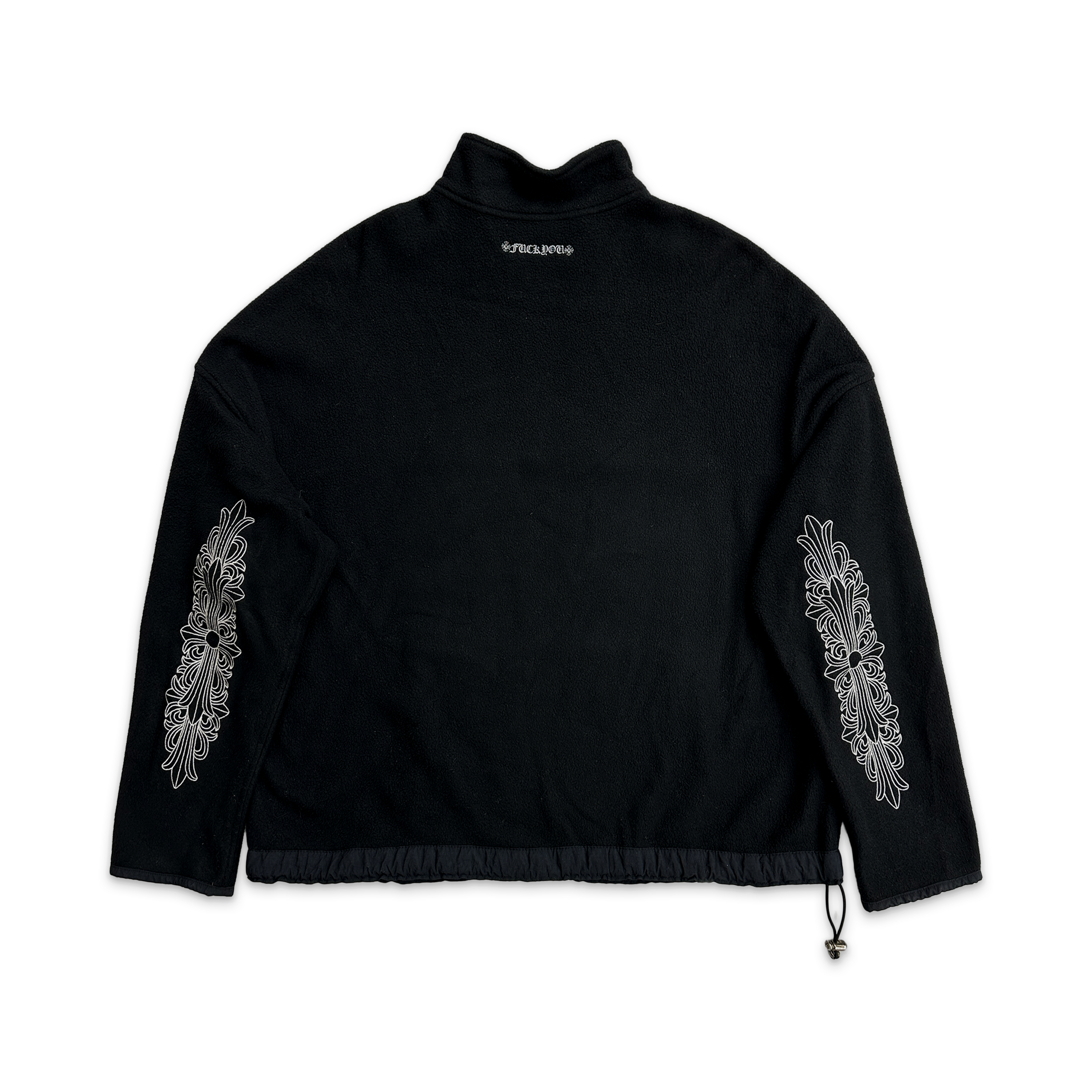 Chrome Hearts, Horseshoe Fleece Half Zip Jacket Sample "Black"