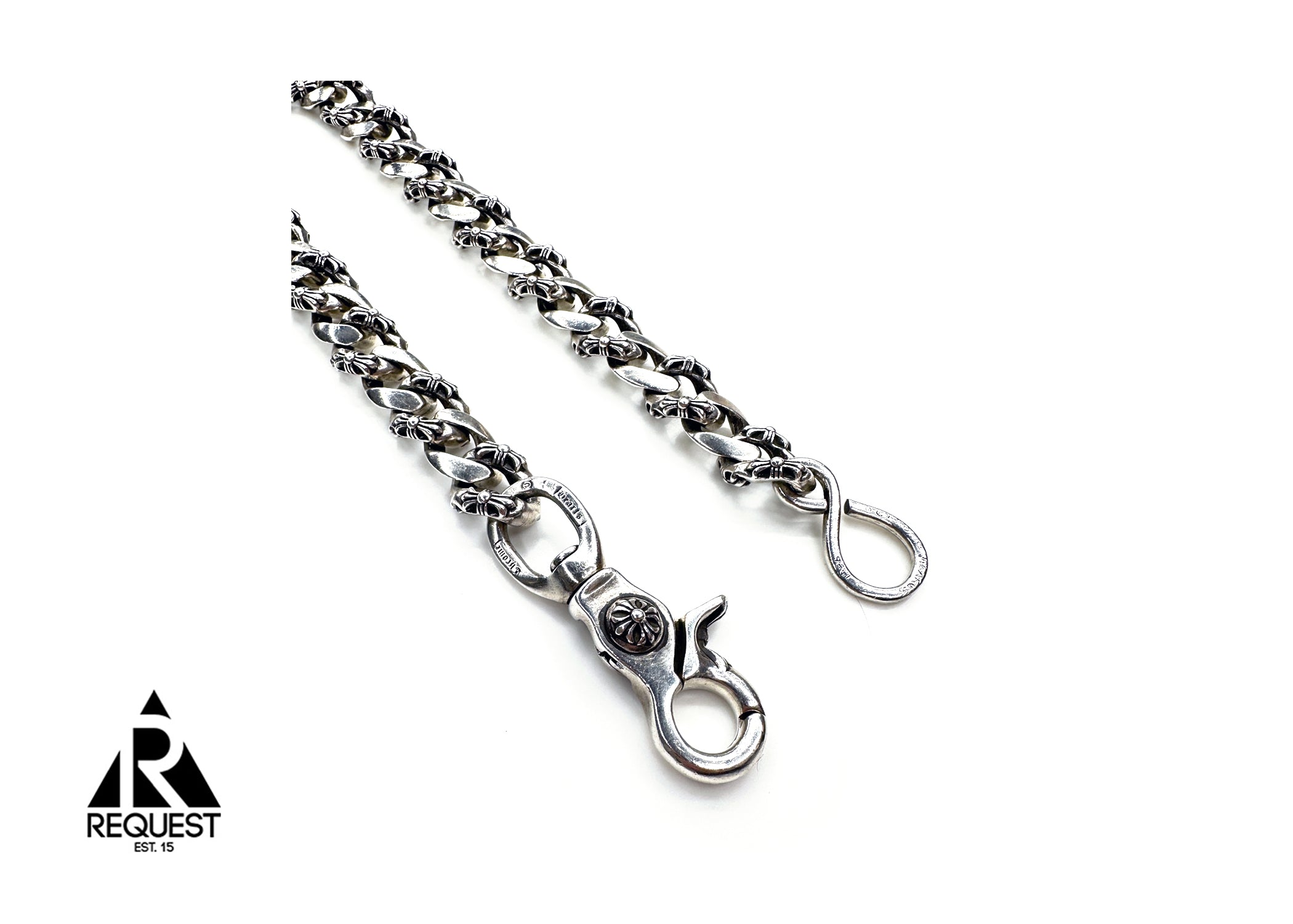 Fancy Cuban Link S Loop Wallet Chain 18in