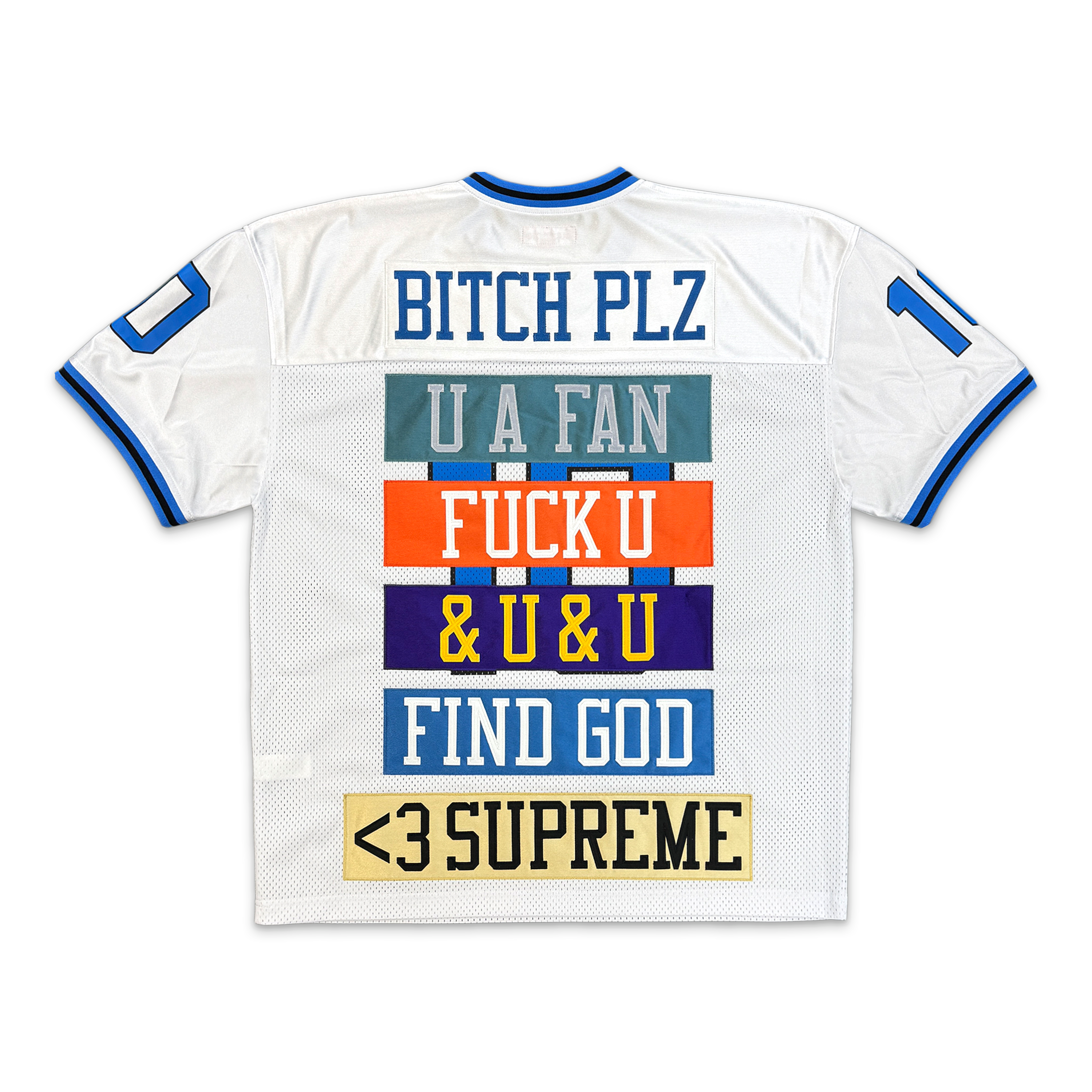 Supreme, Find God Football Jersey "White"