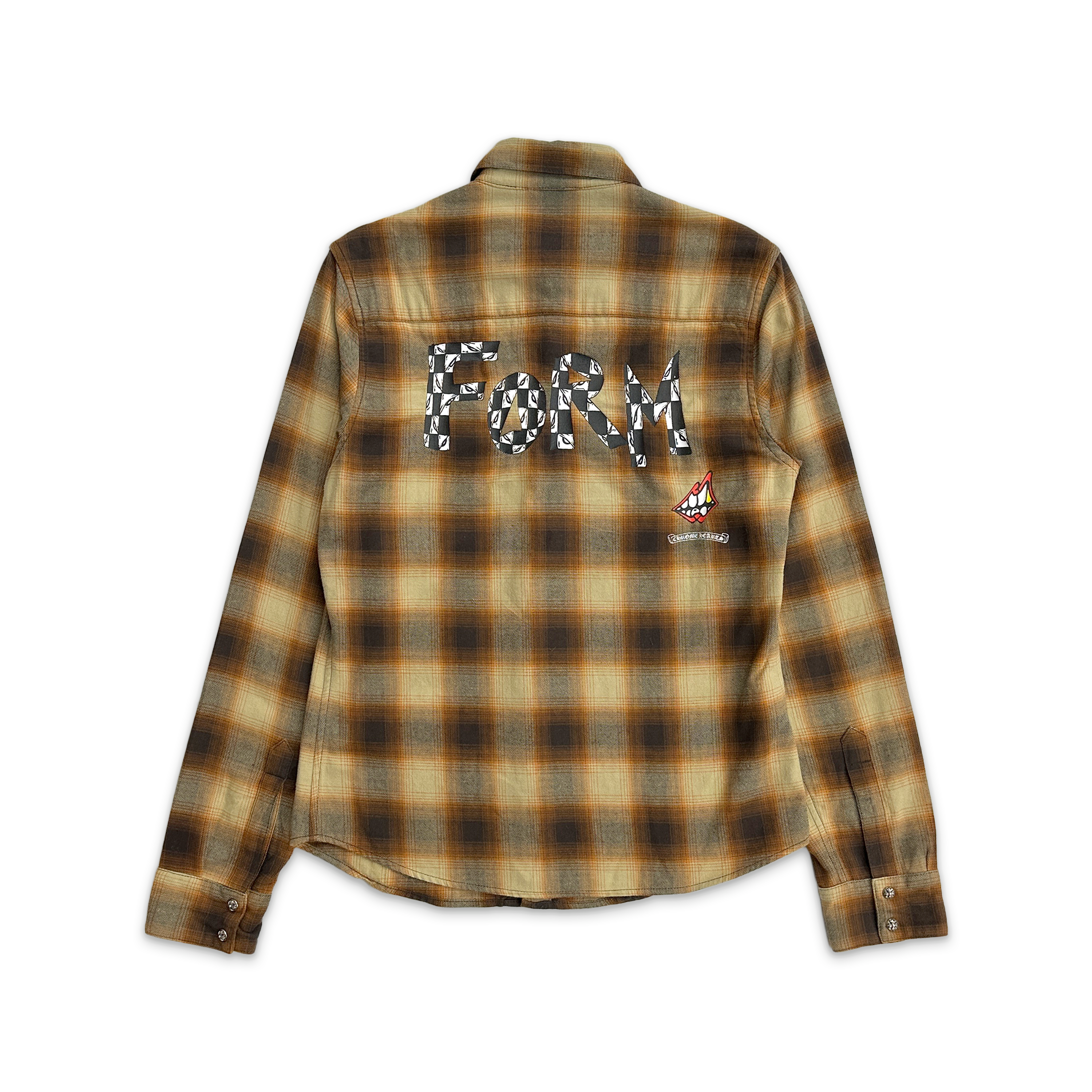 Chrome Hearts, Matty Boy Flannel "Orange"