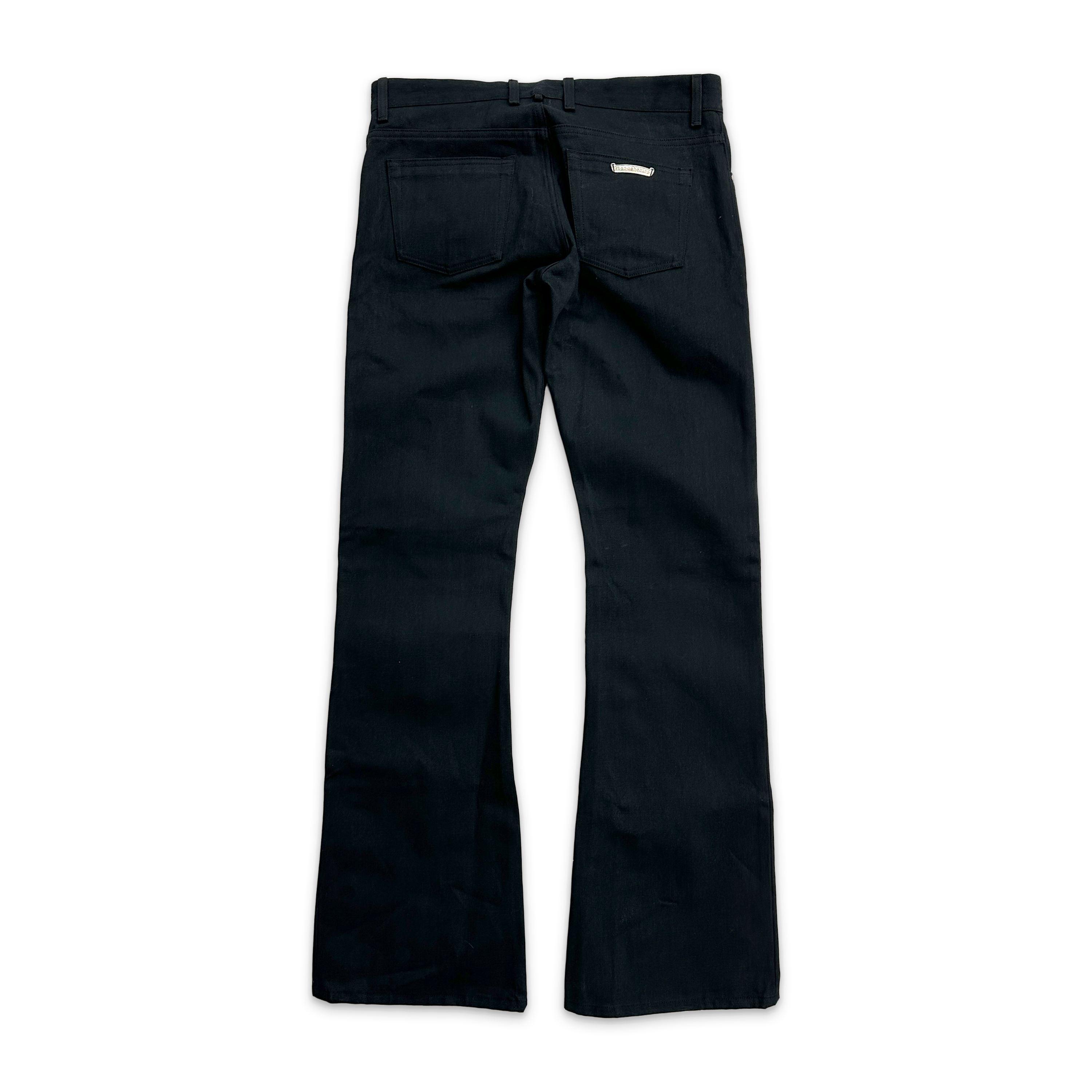Chrome Hearts, Richard Flare Raw Denim "Black"