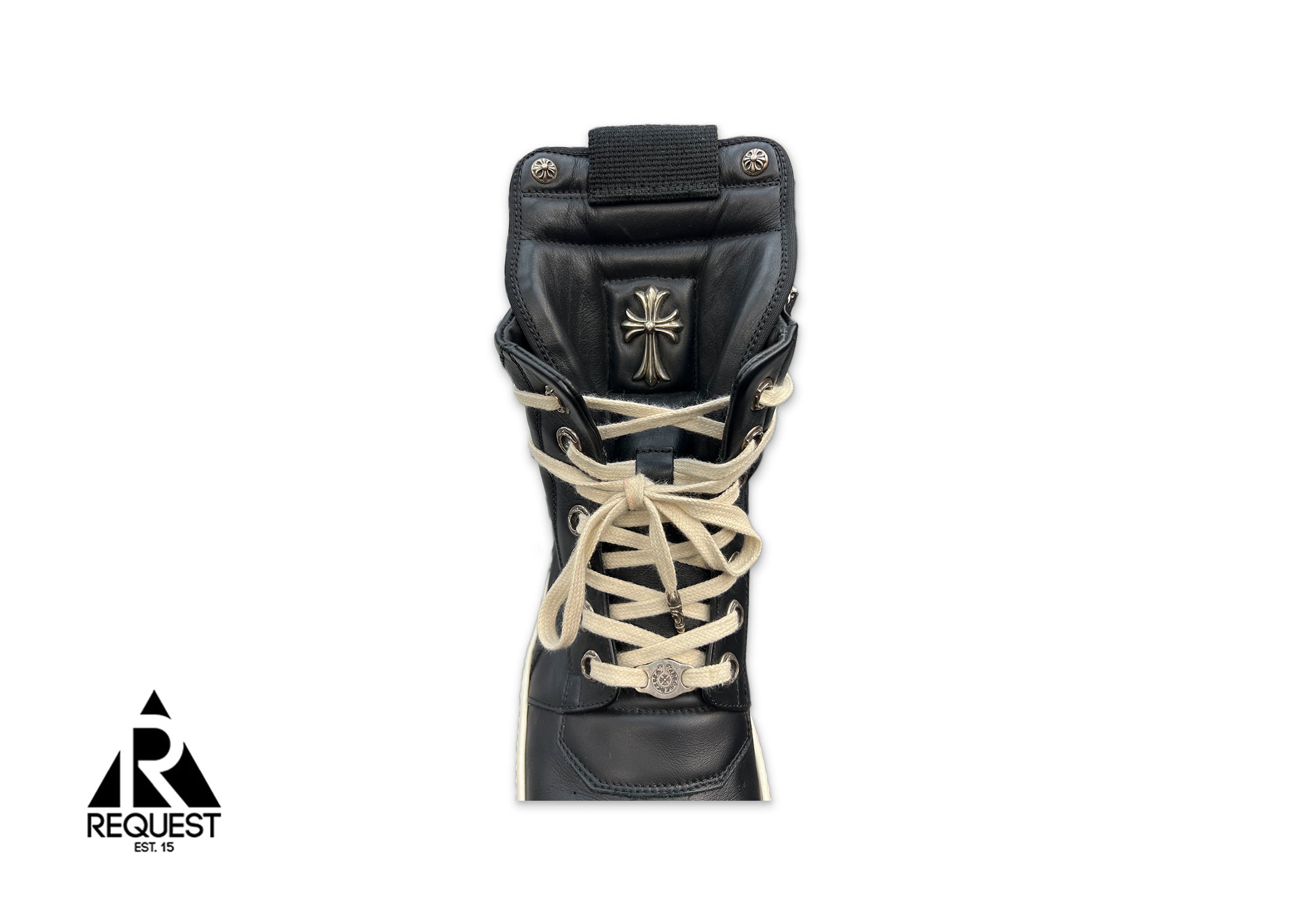 Rick Owens x Chrome Hearts Geobasket "Black Milk"