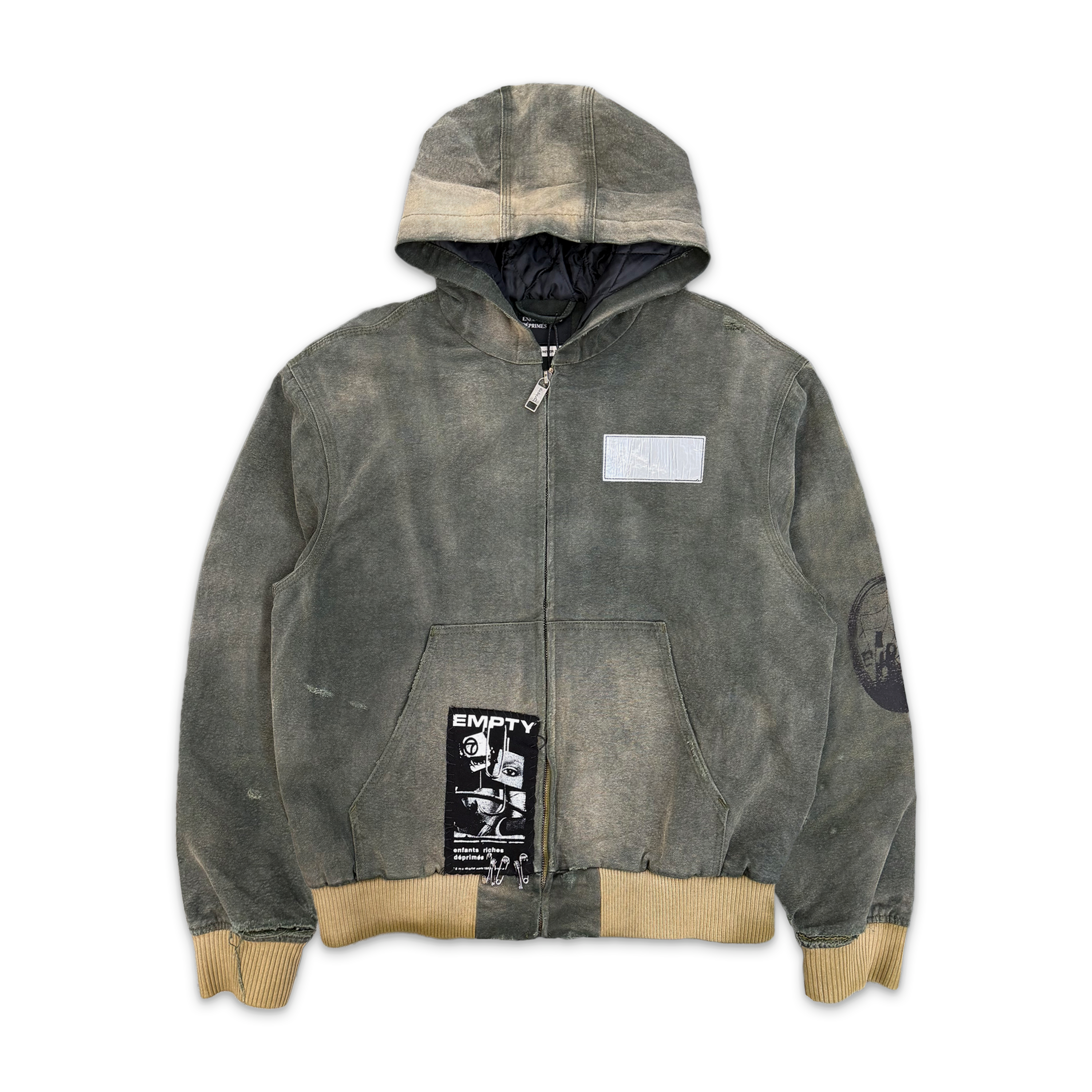 War Started Hooded Work Jacket "Crust Olive"