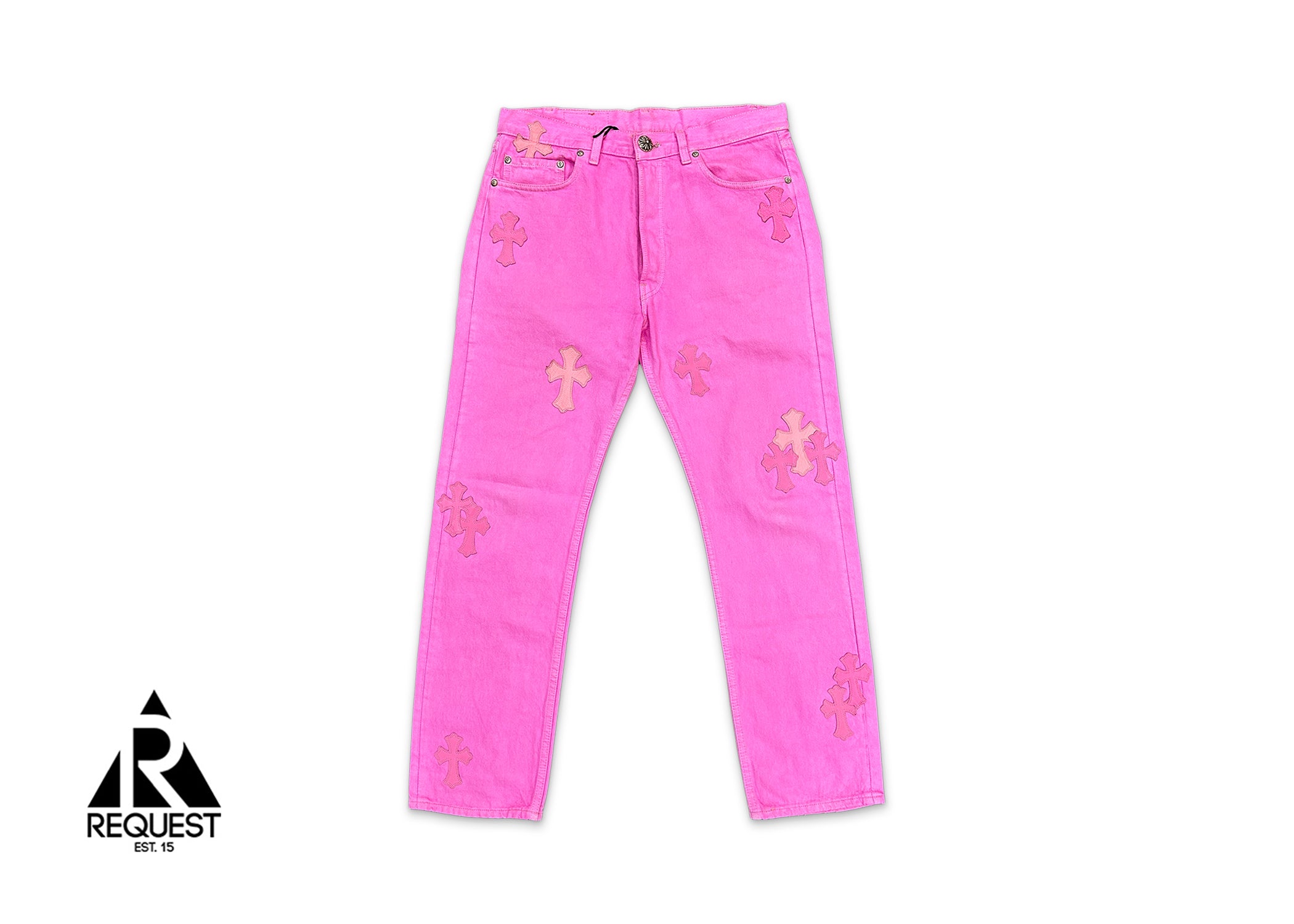 Chrome Hearts Levi's Pink Denim “Pink Crosses”