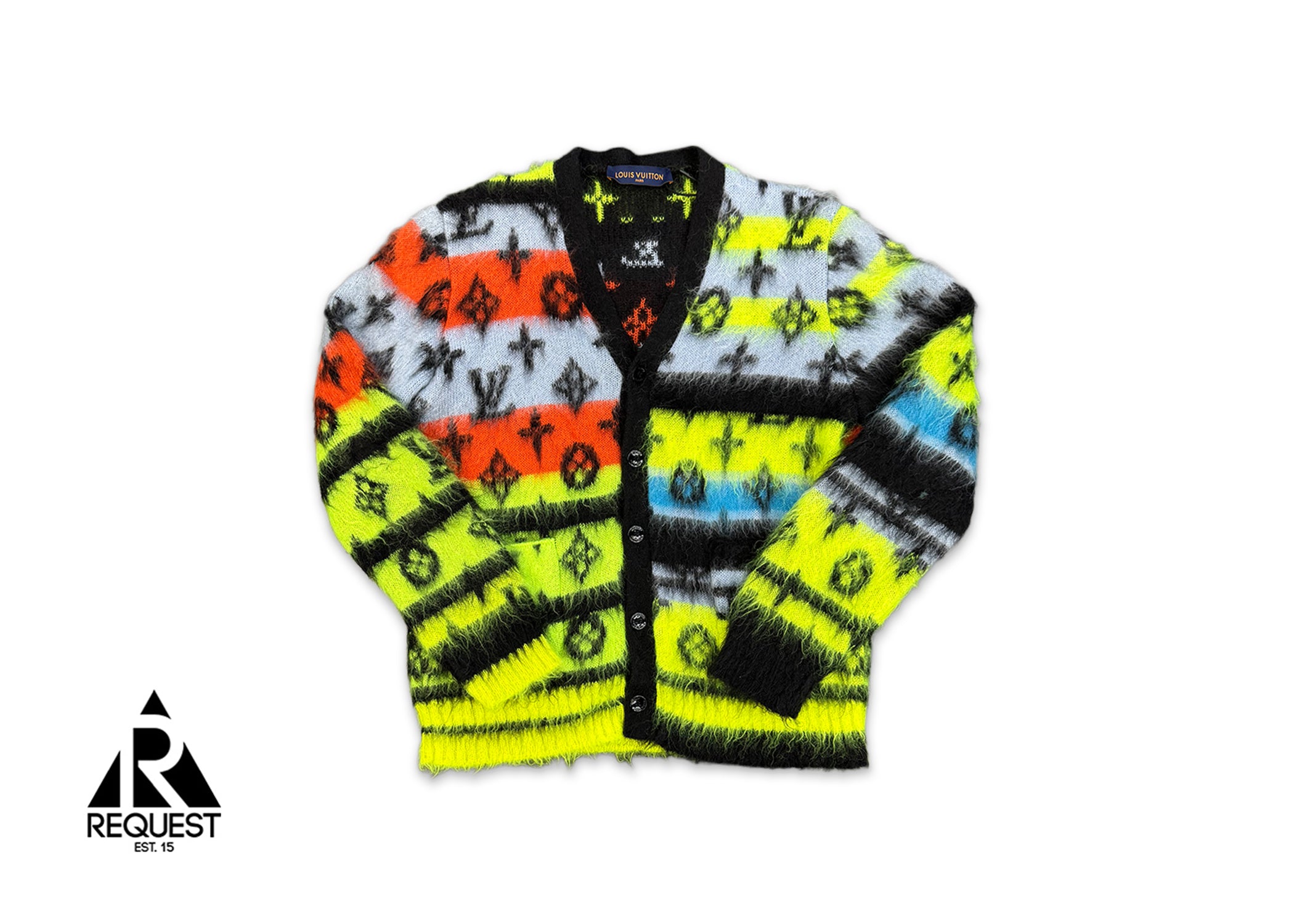 Louis Vuitton, Monogram Mohair Cardigan "Multicolor"