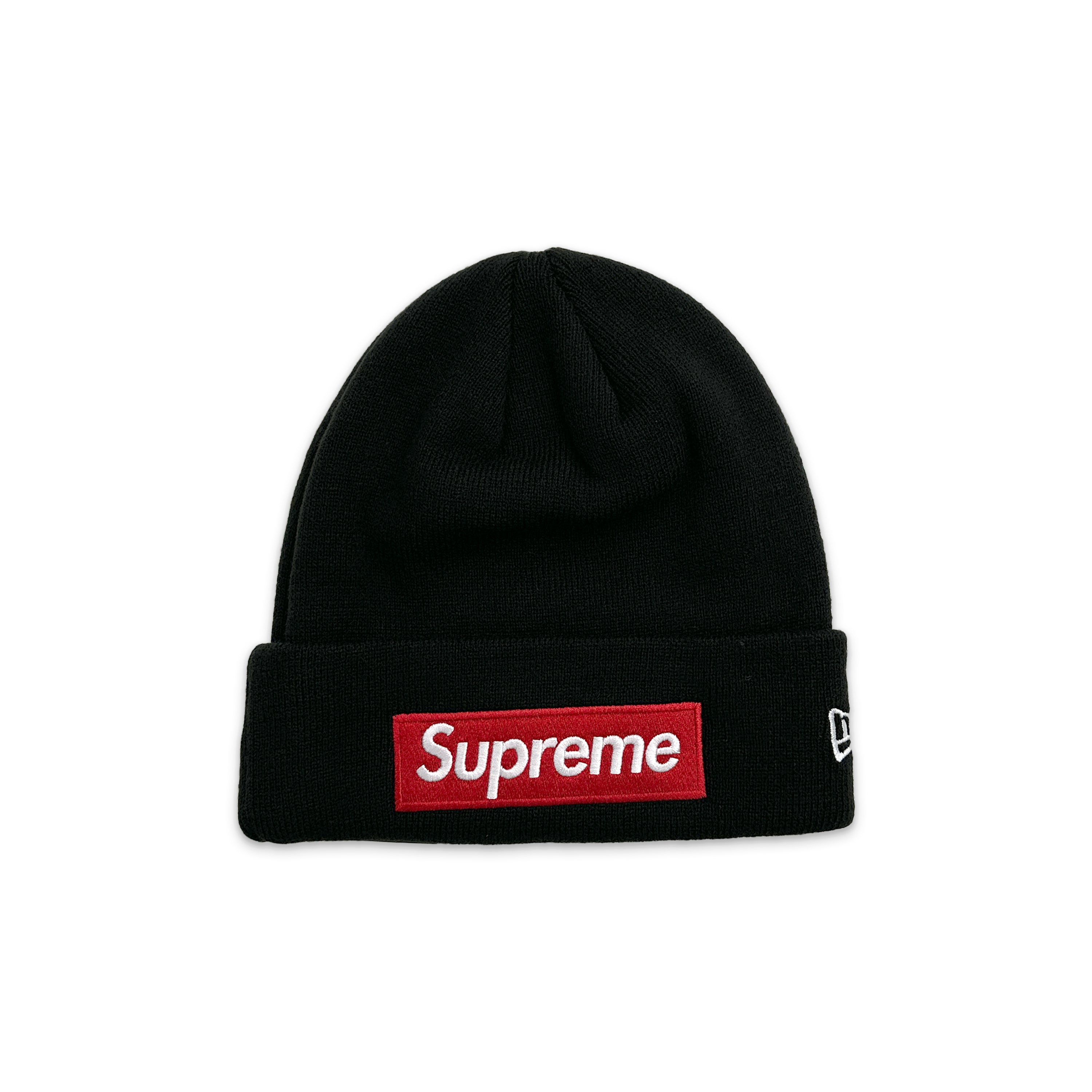 Supreme, New Era Box Logo Beanie FW22 "Black"