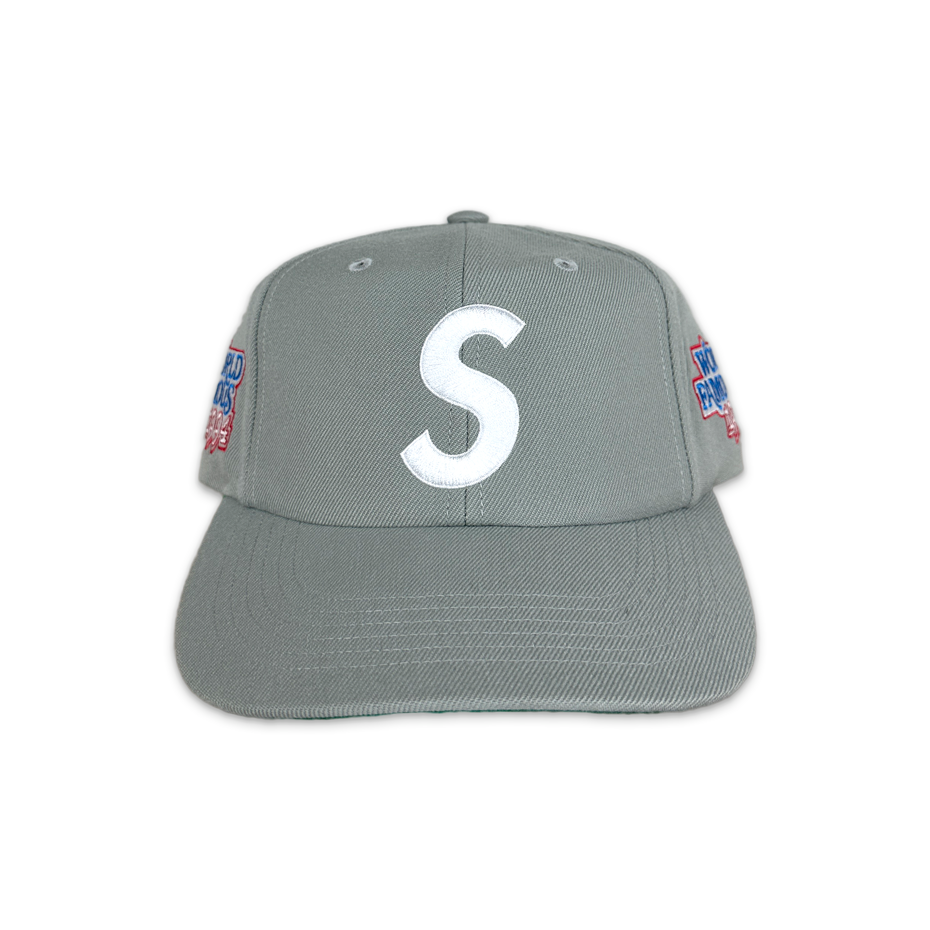 Supreme, World Famous S Logo 6-Panel "Grey"