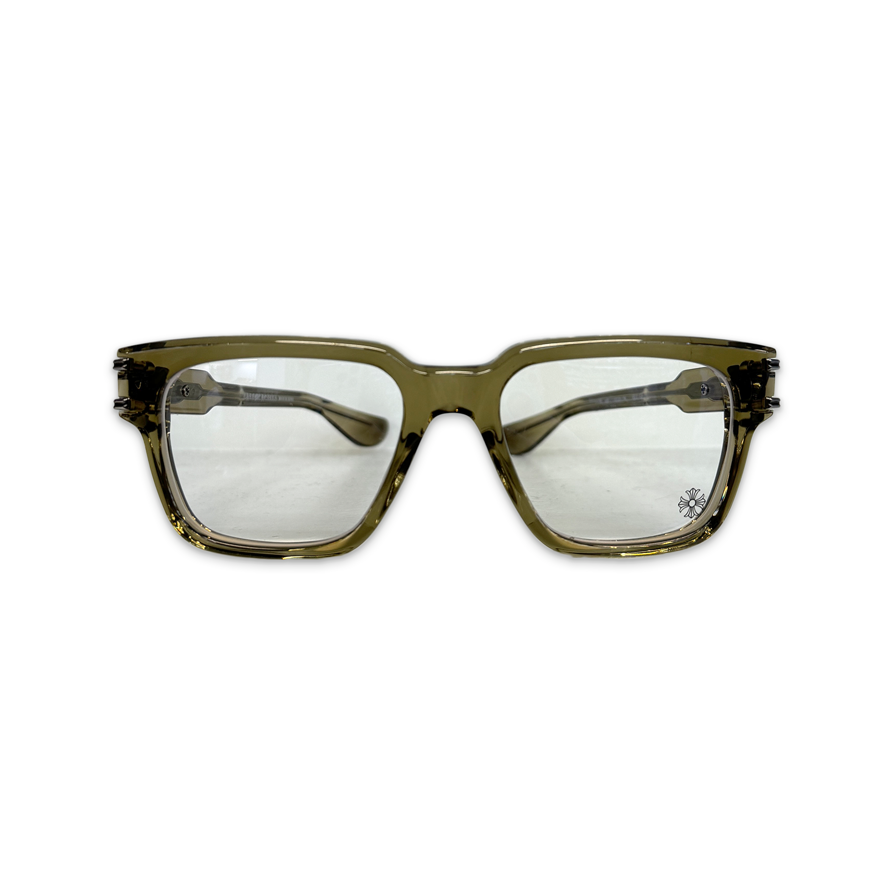 Chrome Hearts, Bulge Glasses "Translucent Brown/Silver"