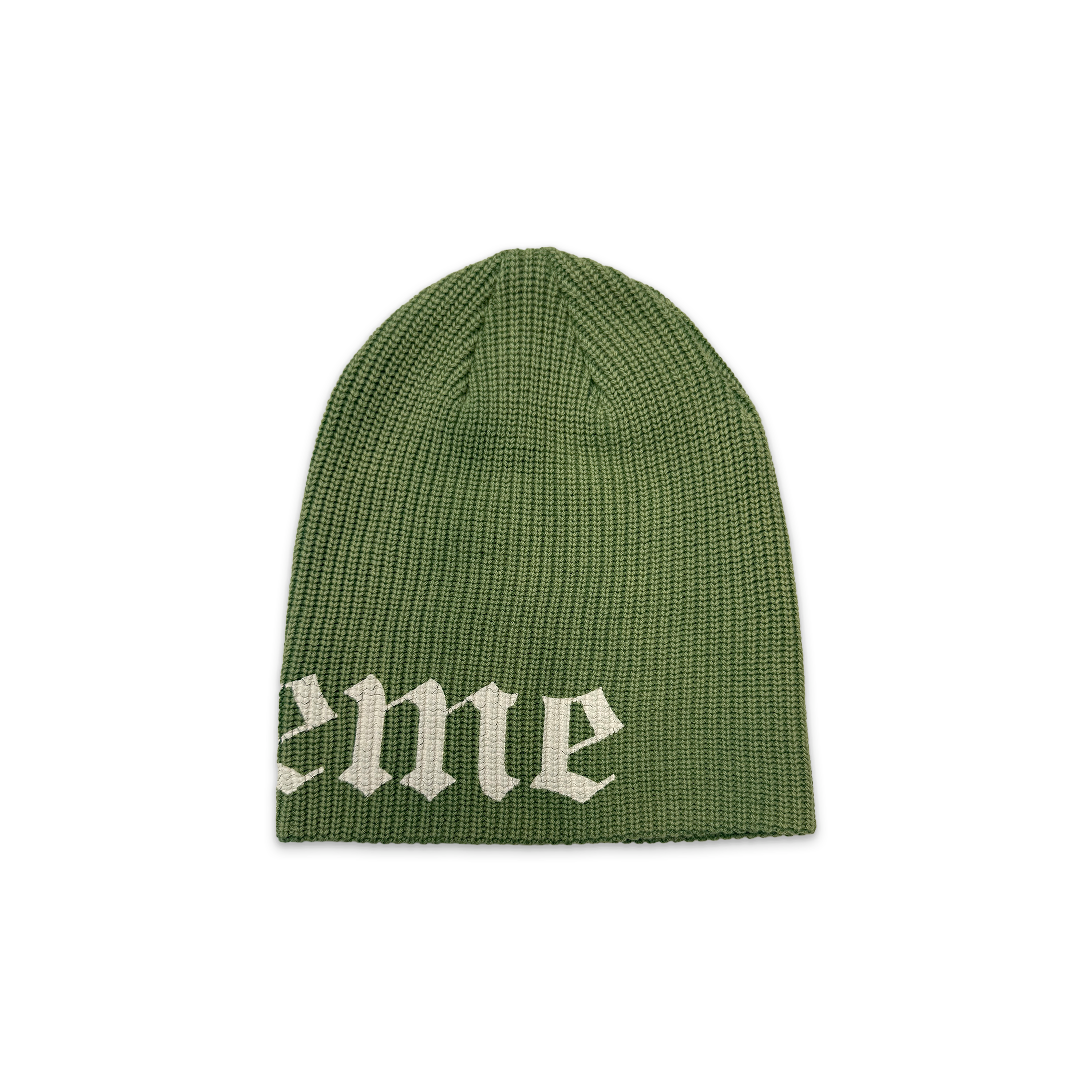 Supreme, Old English Printed Beanie "Green"