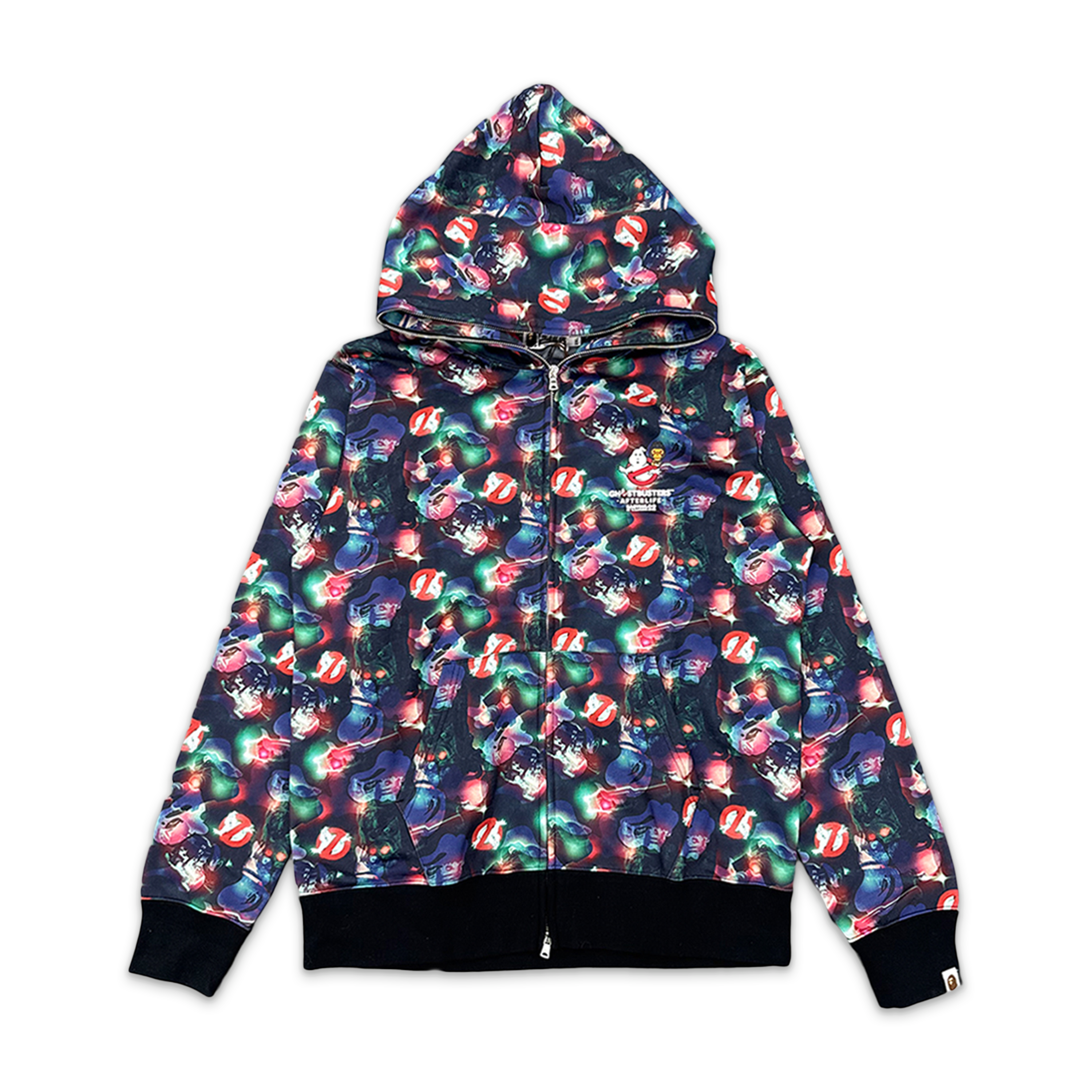 A Bathing Ape (BAPE), BAPE x Ghostbusters Camo Full Zip Hoodie "Multi"