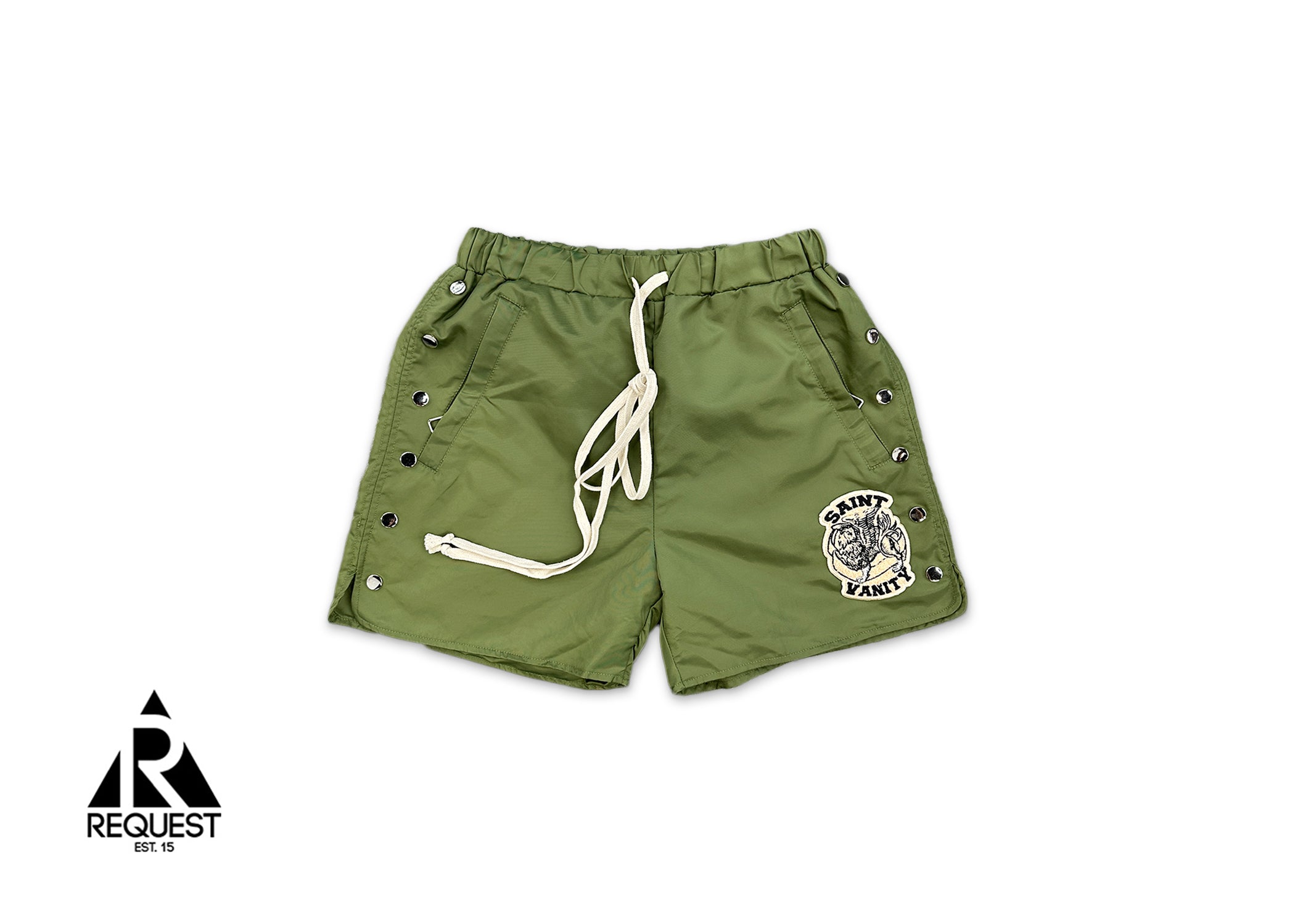 Saint Vanity Logo Nylon Shorts 