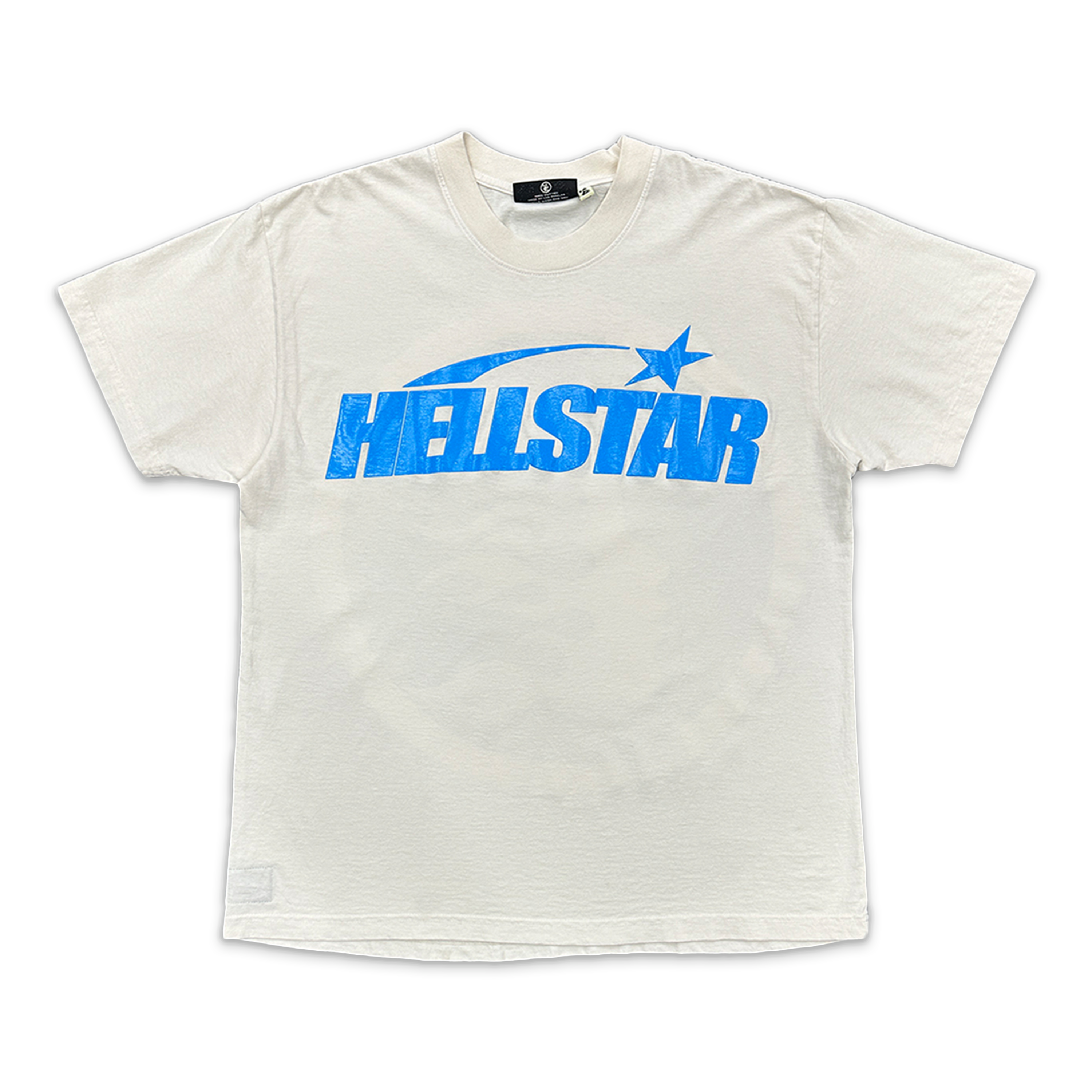 Hellstar, Classic Gel Tee "White/Blue"