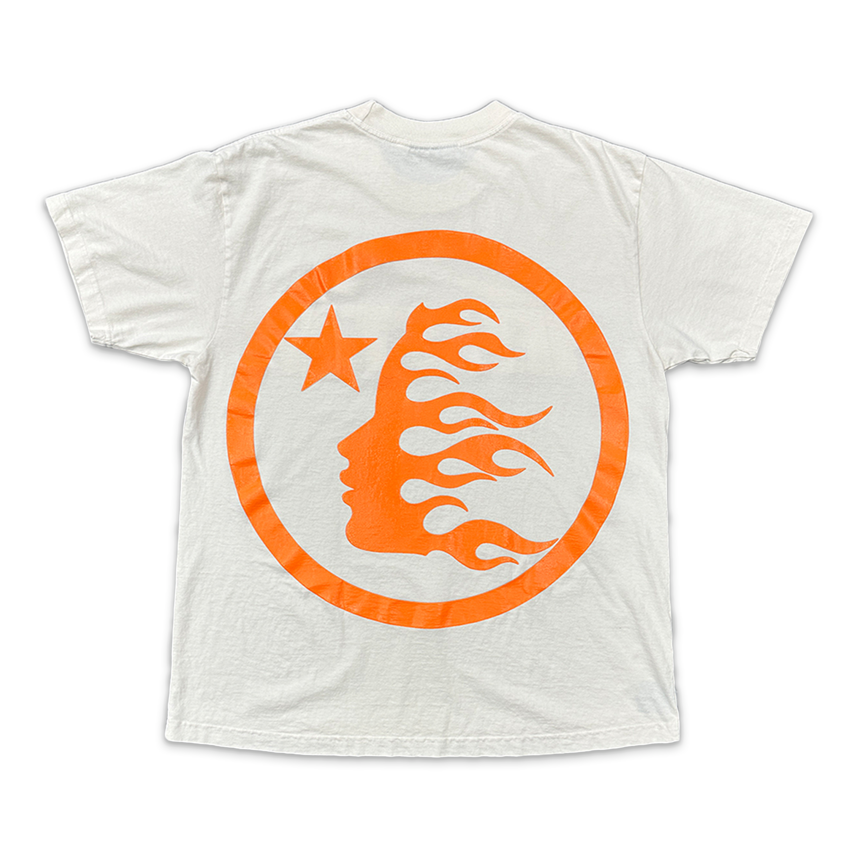 Hellstar, Classic Gel Tee "White/Orange"