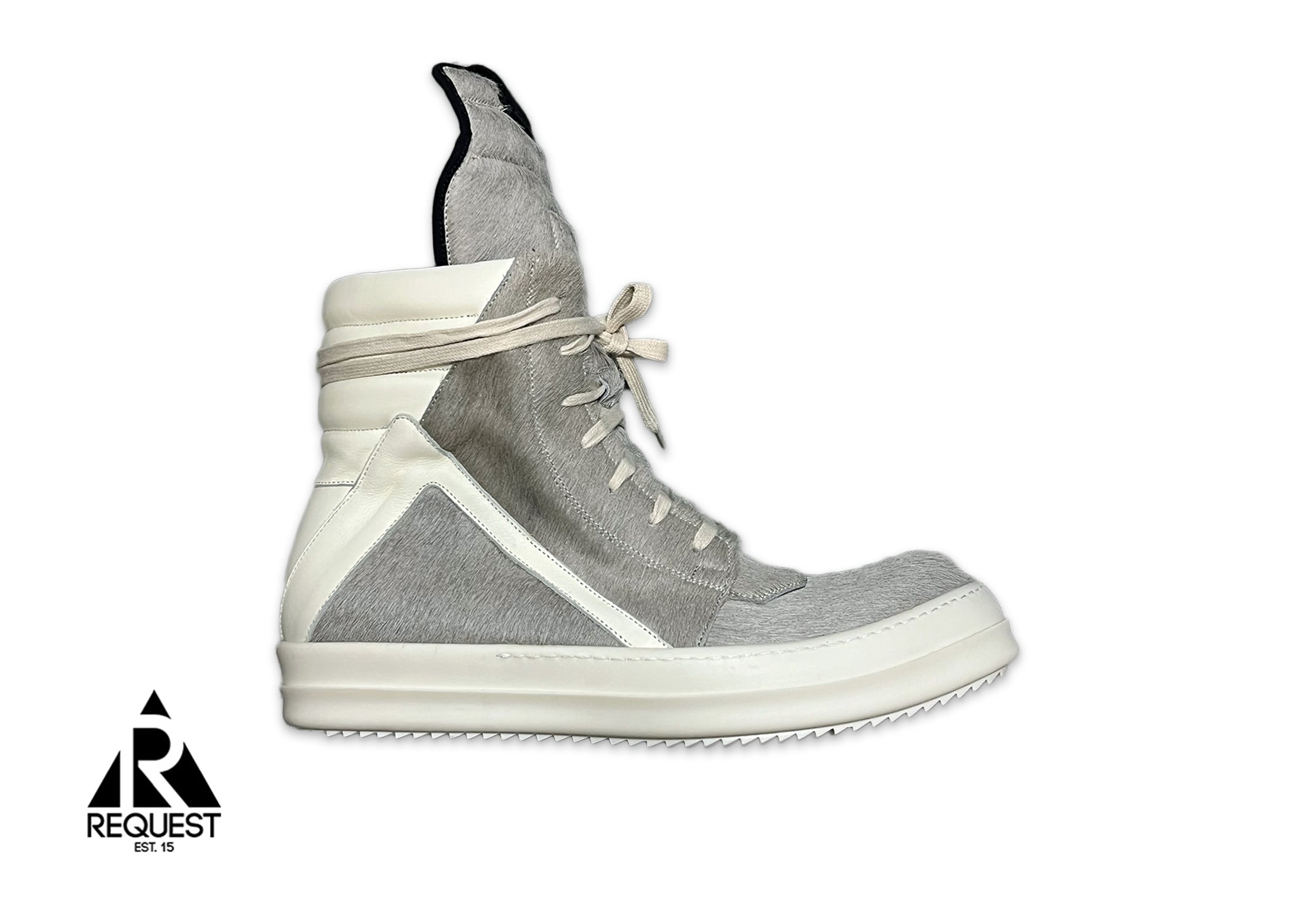 Rick Owens, Geobasket "Grey Milk Pony Hair"