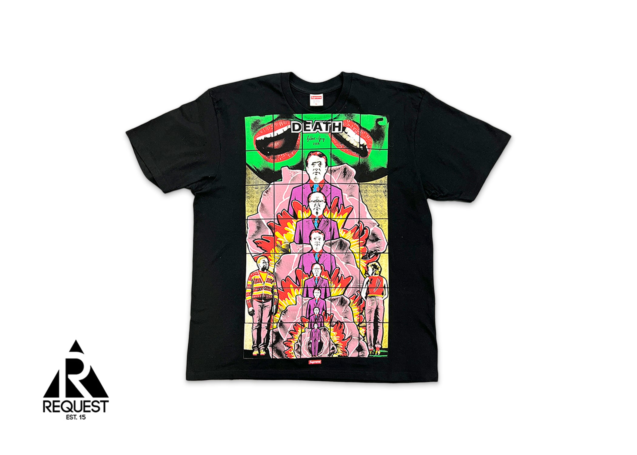 Supreme, Gilbert & George DEATH Tee "Black"