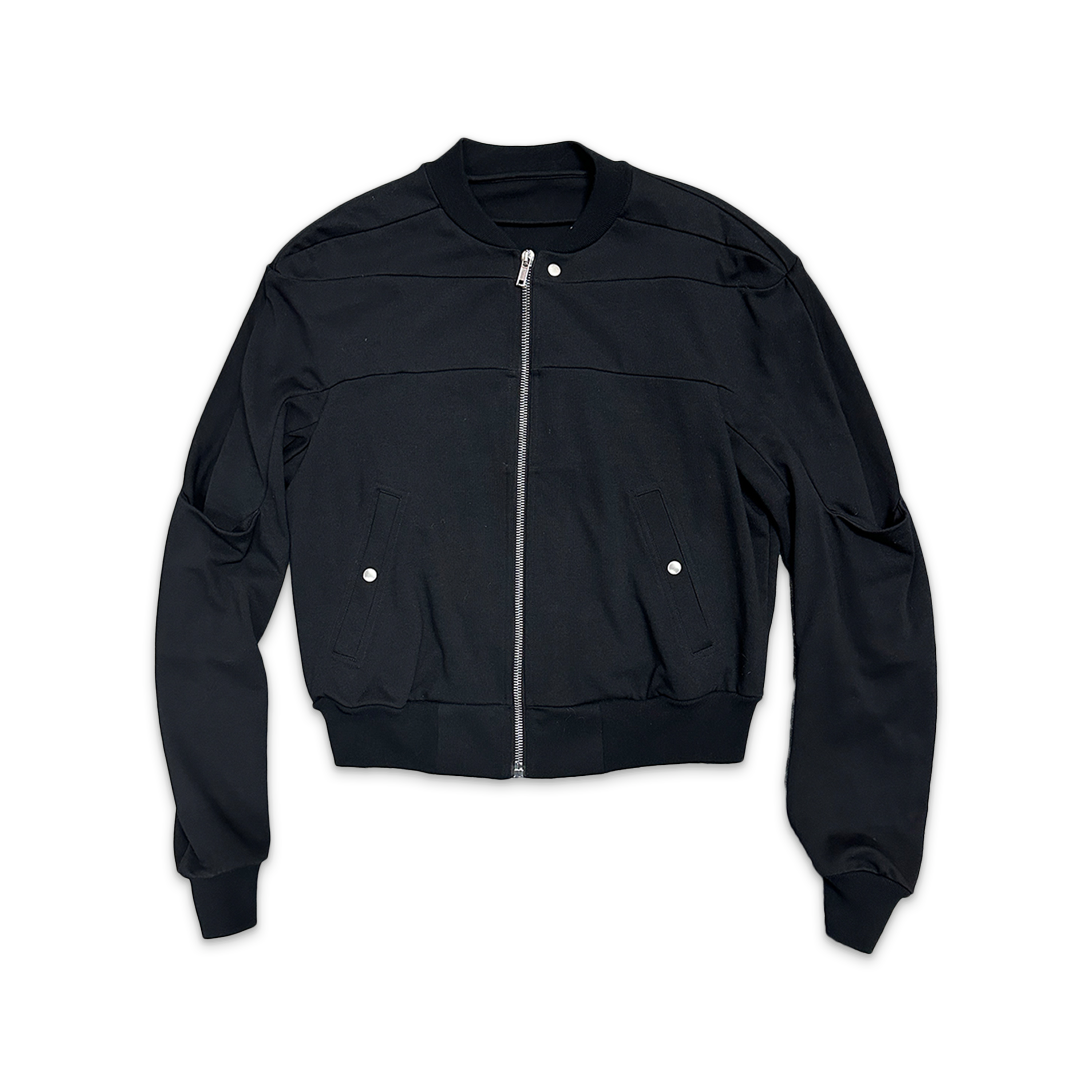 Rick Owens DRKSHDW, Geth Panelled Cotton-Jersey Jacket "Black"