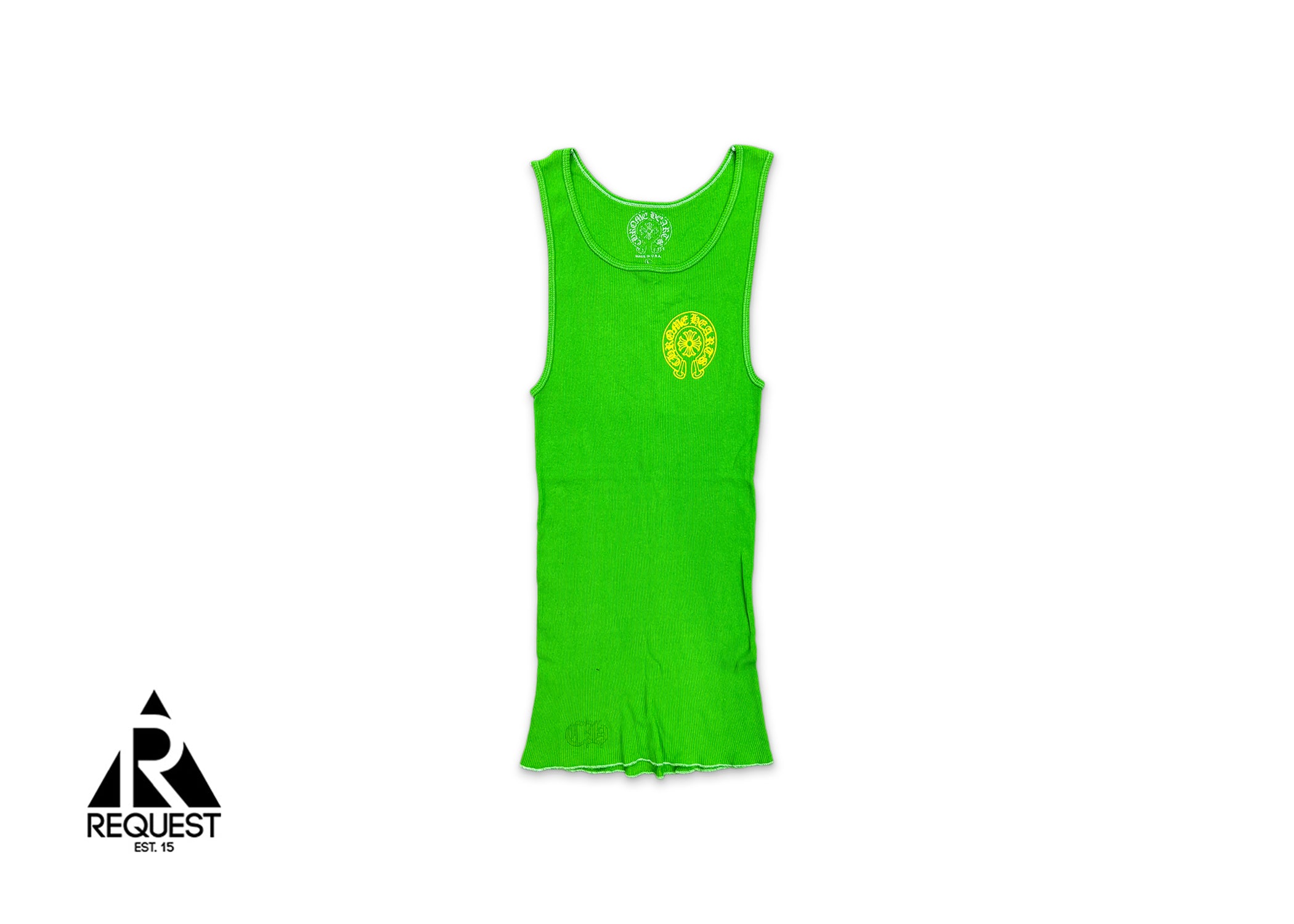 Chrome Hearts Horseshoe Tank Top "Green/Yellow"