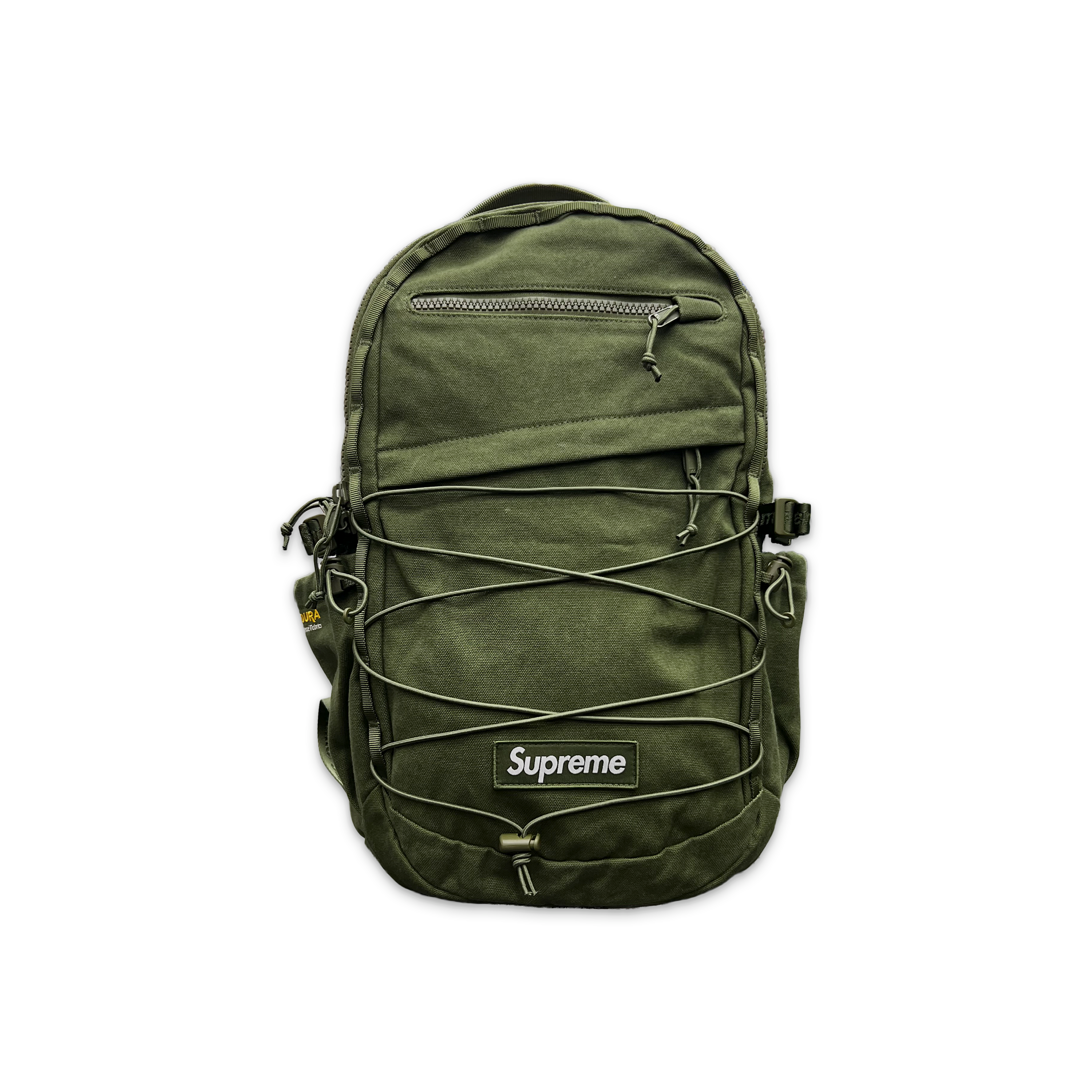 Supreme, Logo Backpack "Olive" (SS25)