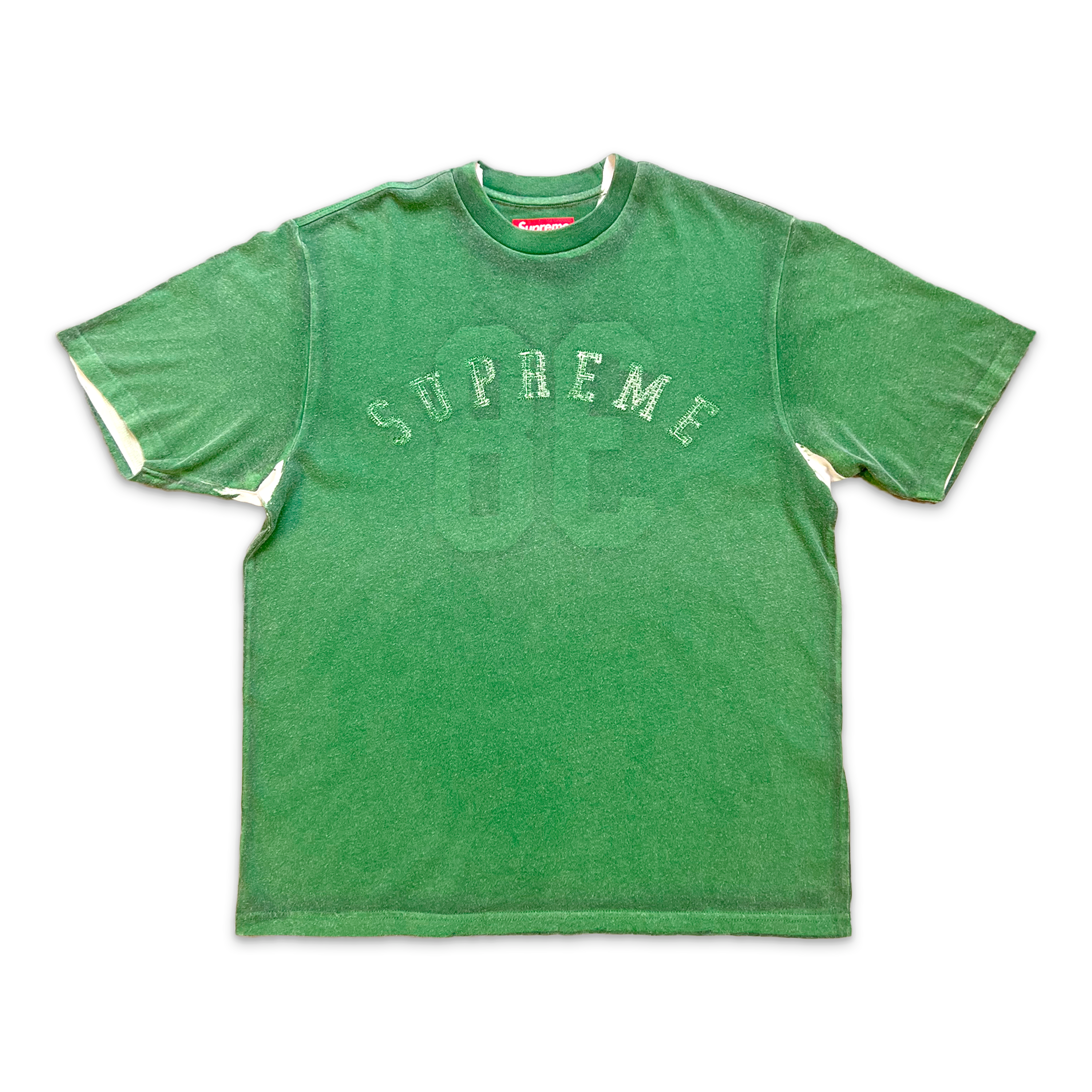 Supreme, Overprint S/S Tee FW25 "Green"