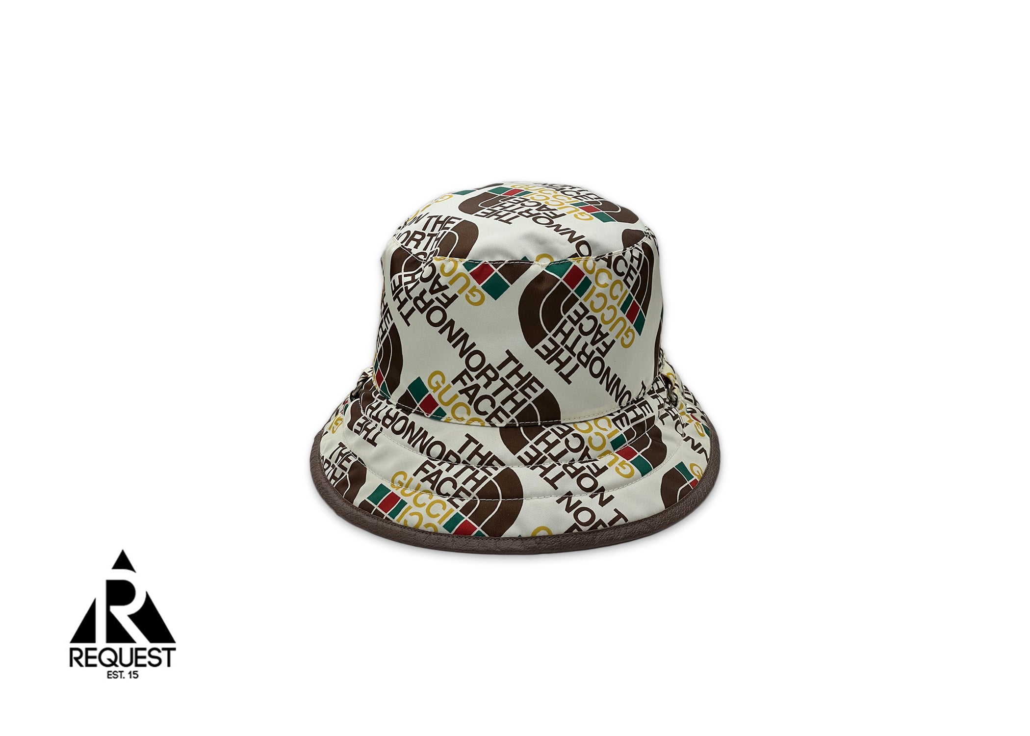 Gucci, TNF Nylon Bucket Hat "Cream/Brown"