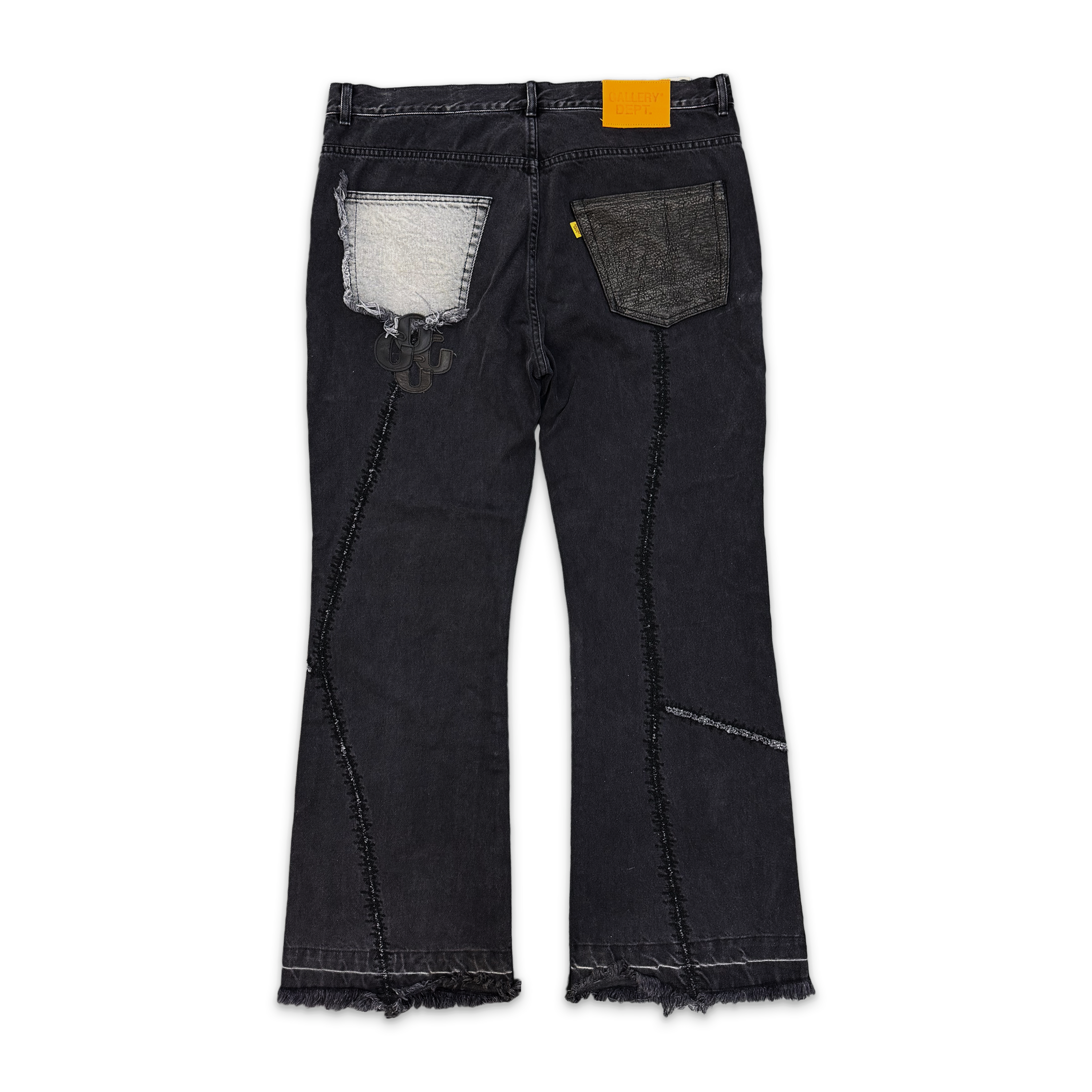 Gallery Dept., Yorke Flare 4 G-Patch Denim Jeans "Black"