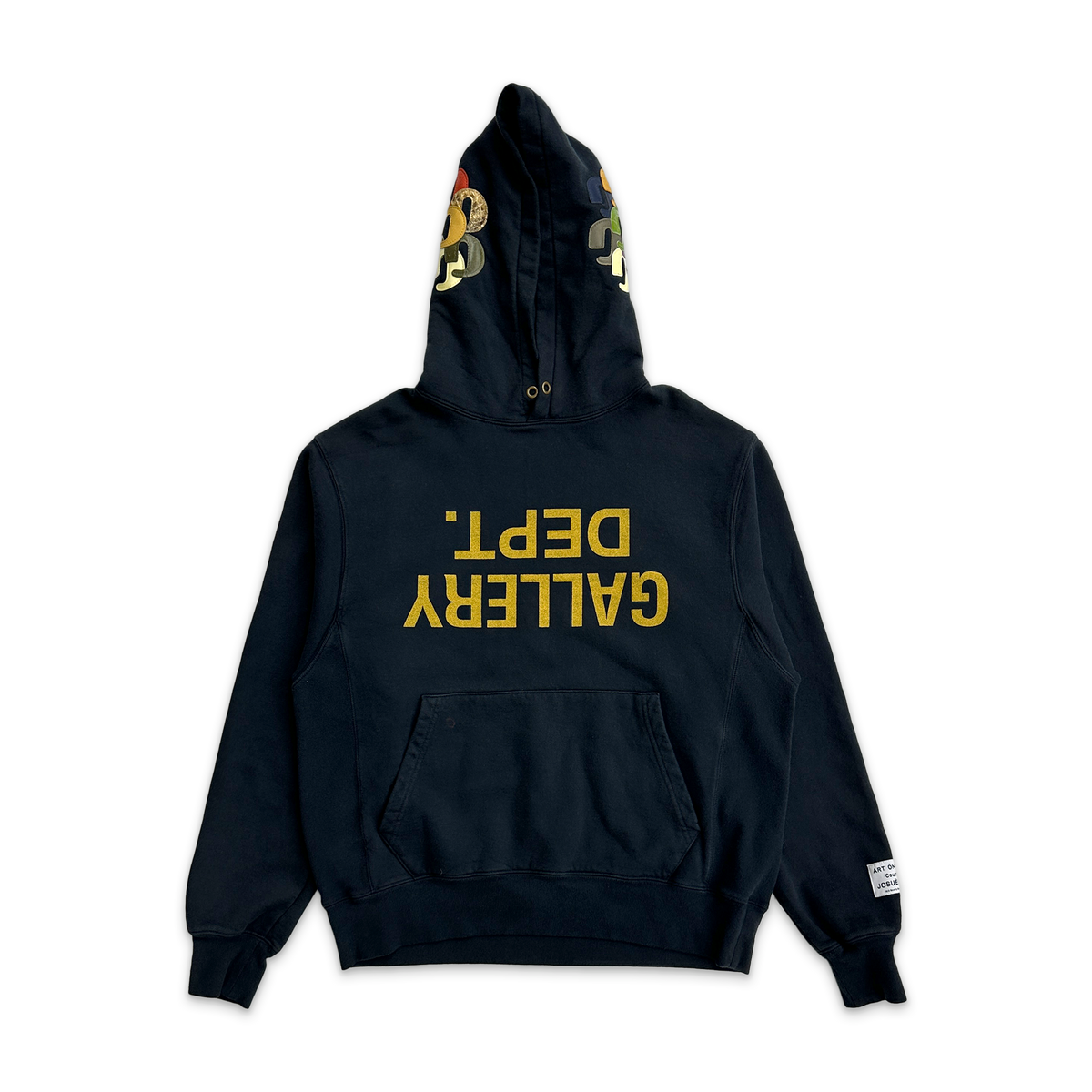 Gallery Dept., G Patch F*cked Up Logo Hoodie "Vintage Black"