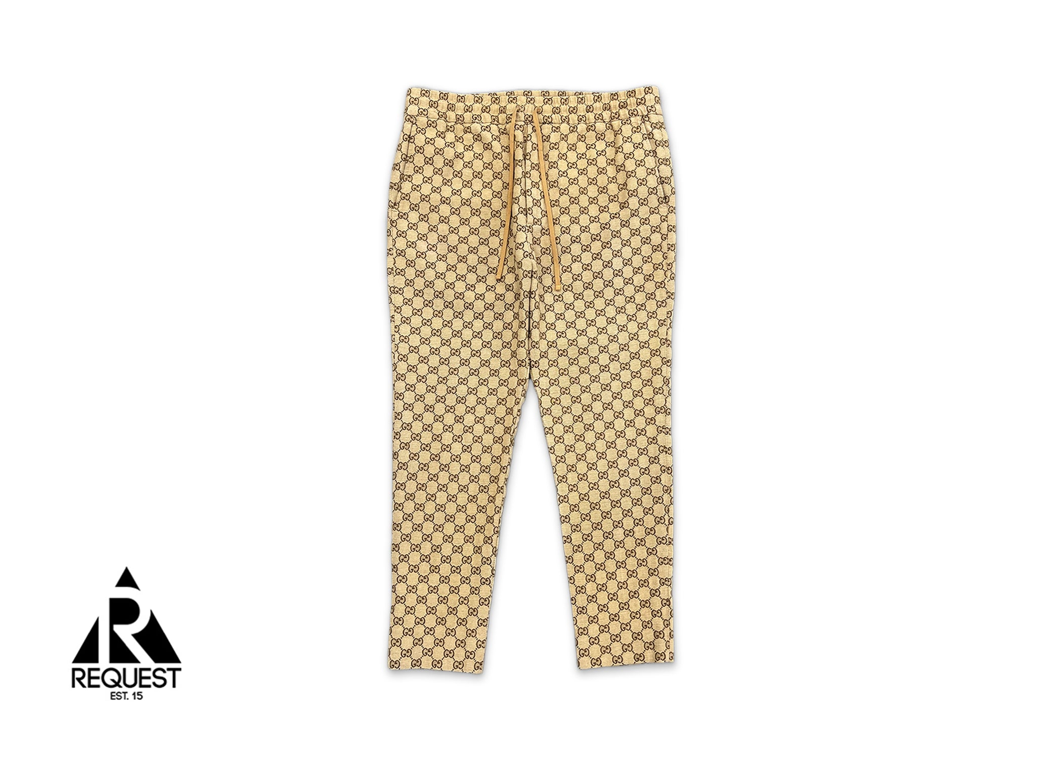 Gucci, GG Canvas Pant "Beige/Brown"