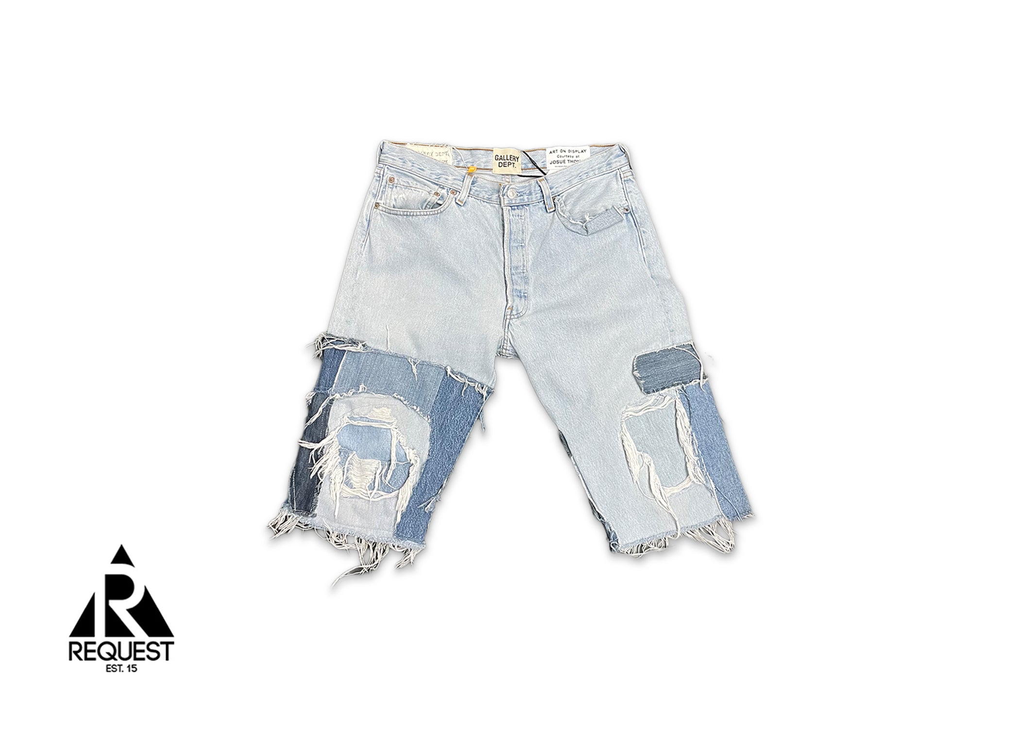 Gallery Dept. Denim Shorts “Patchwork”