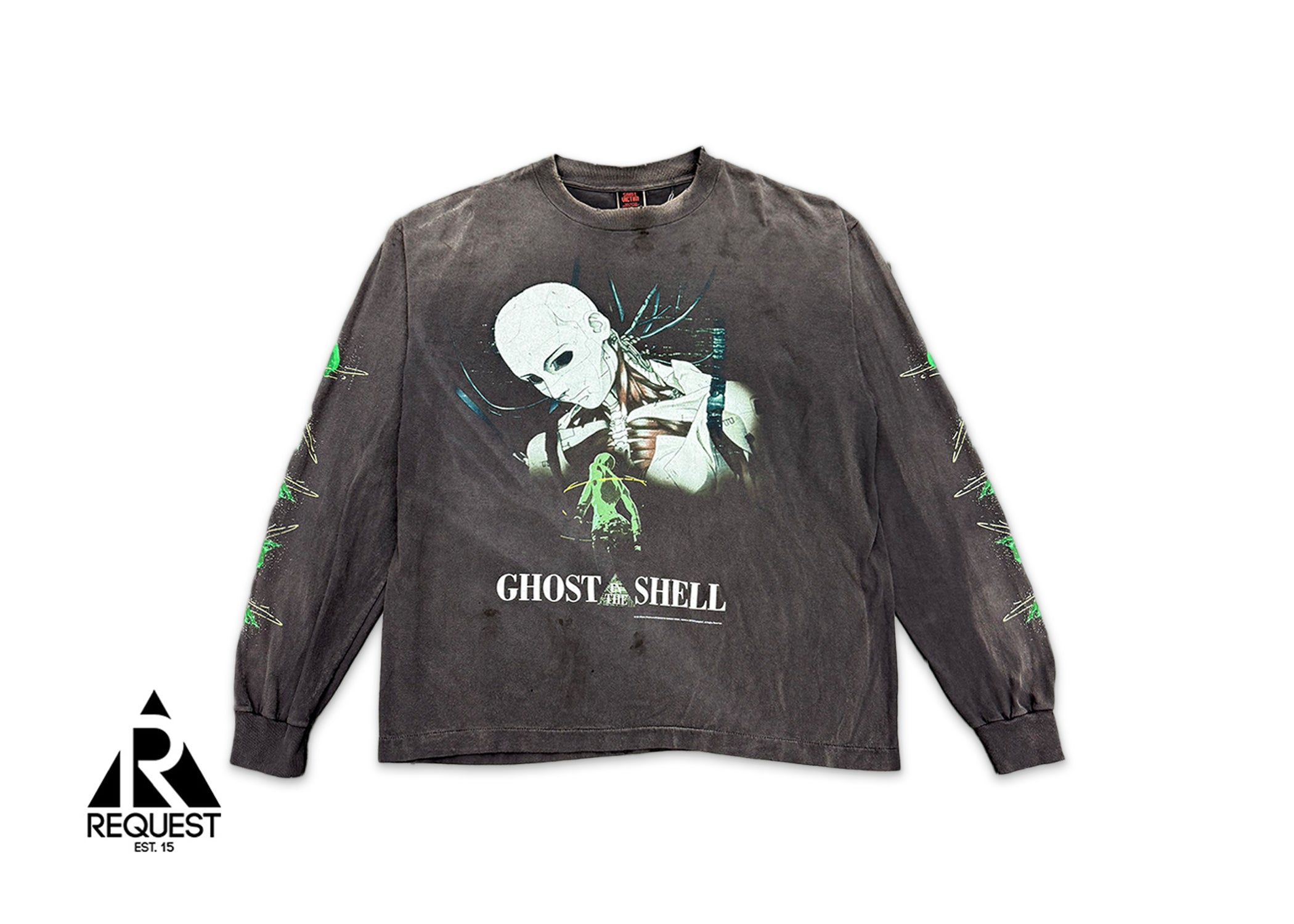 Saint Michael, Ghost In The Shell L/S Tee "Vintage Black"