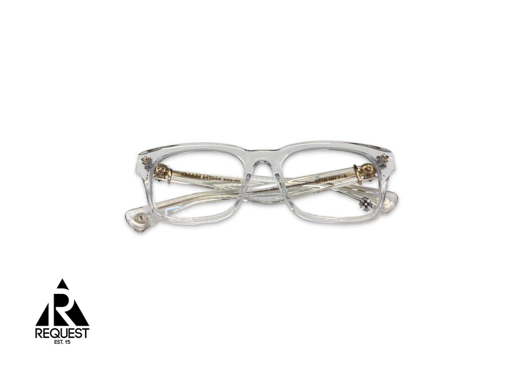 Chrome Hearts, Gittin Any? - A Glasses " Clear Gold"