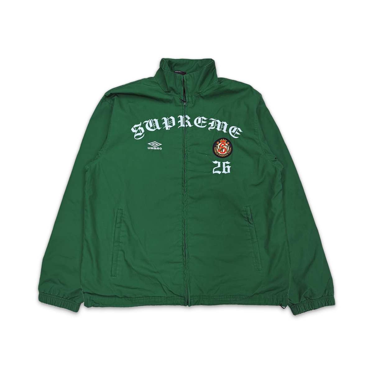 Supreme, x Umbro Cotton Ripstop Track Jacket FW26 "Green"