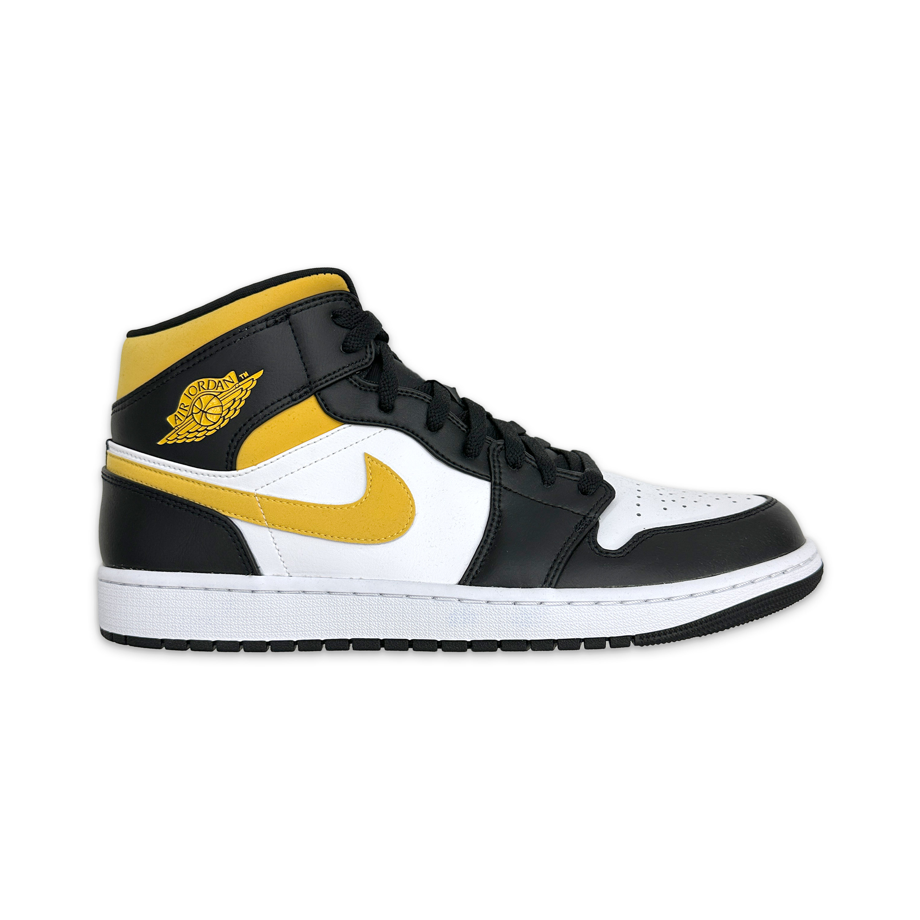 Request, Air Jordan 1 Retro Mid “Black University Gold”