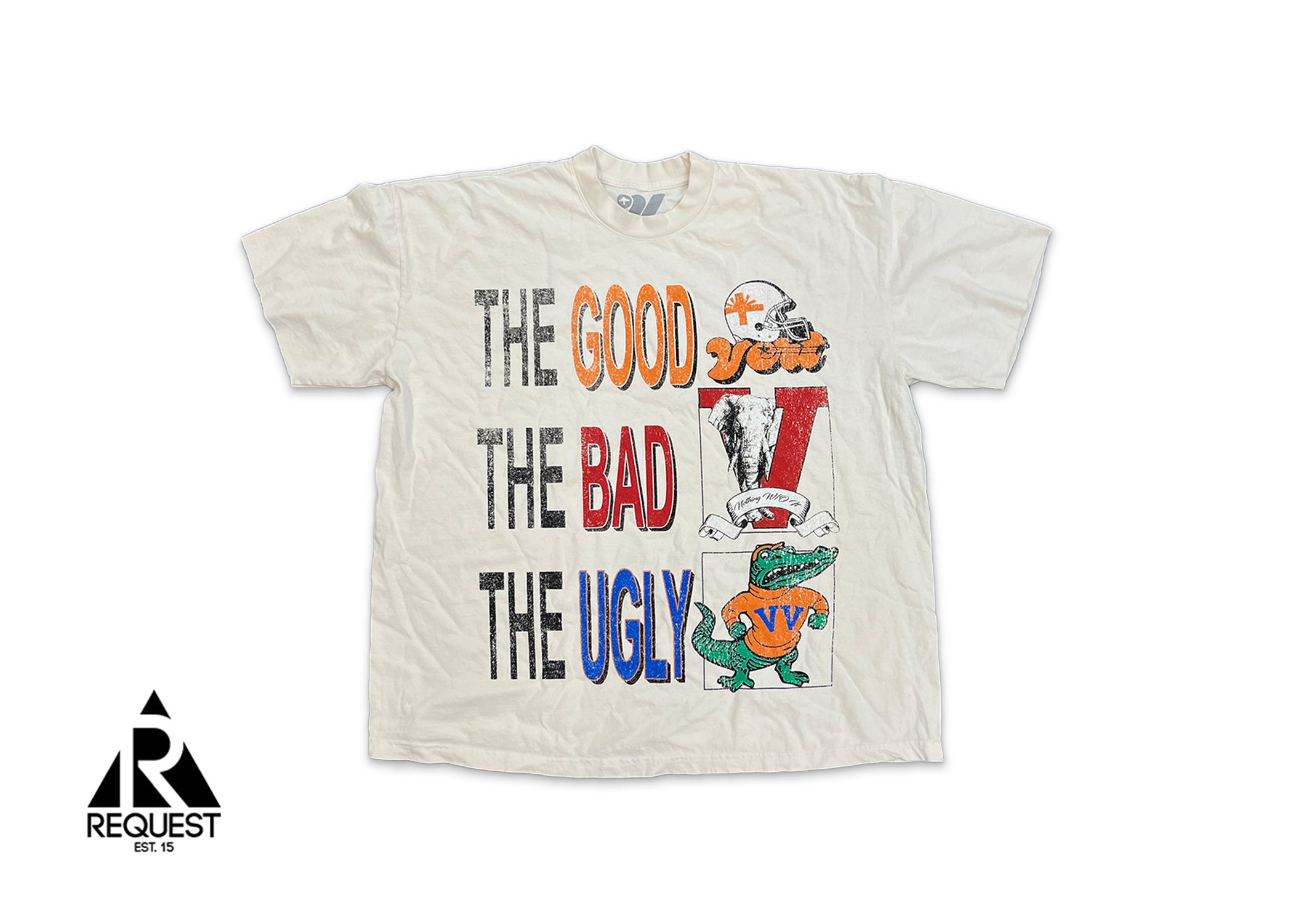Vertabrae Good, Bad & Evil Tee "Cream"