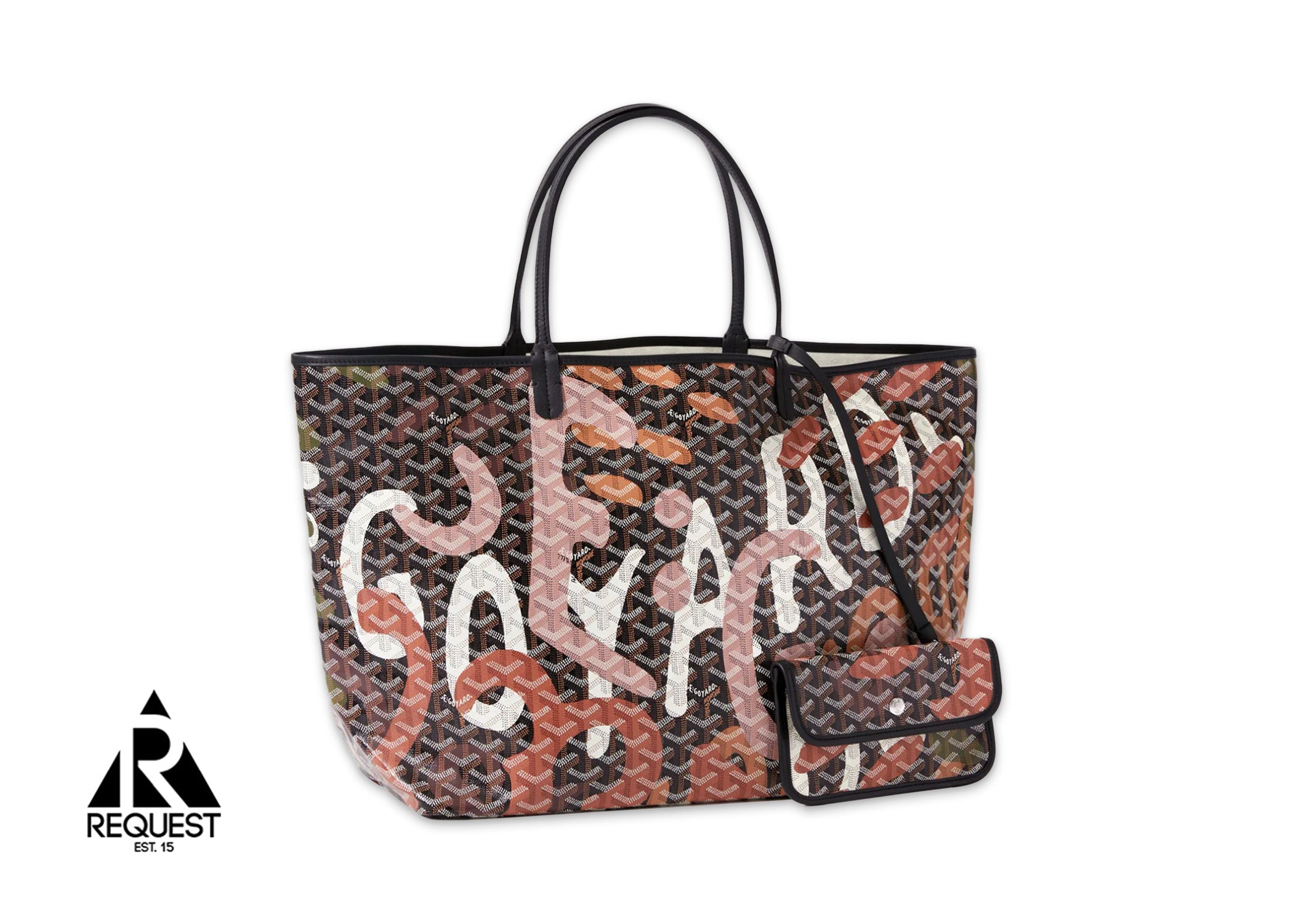 Goyard Saint Louis GM Tote Bag "Camouflage Black & Pink"