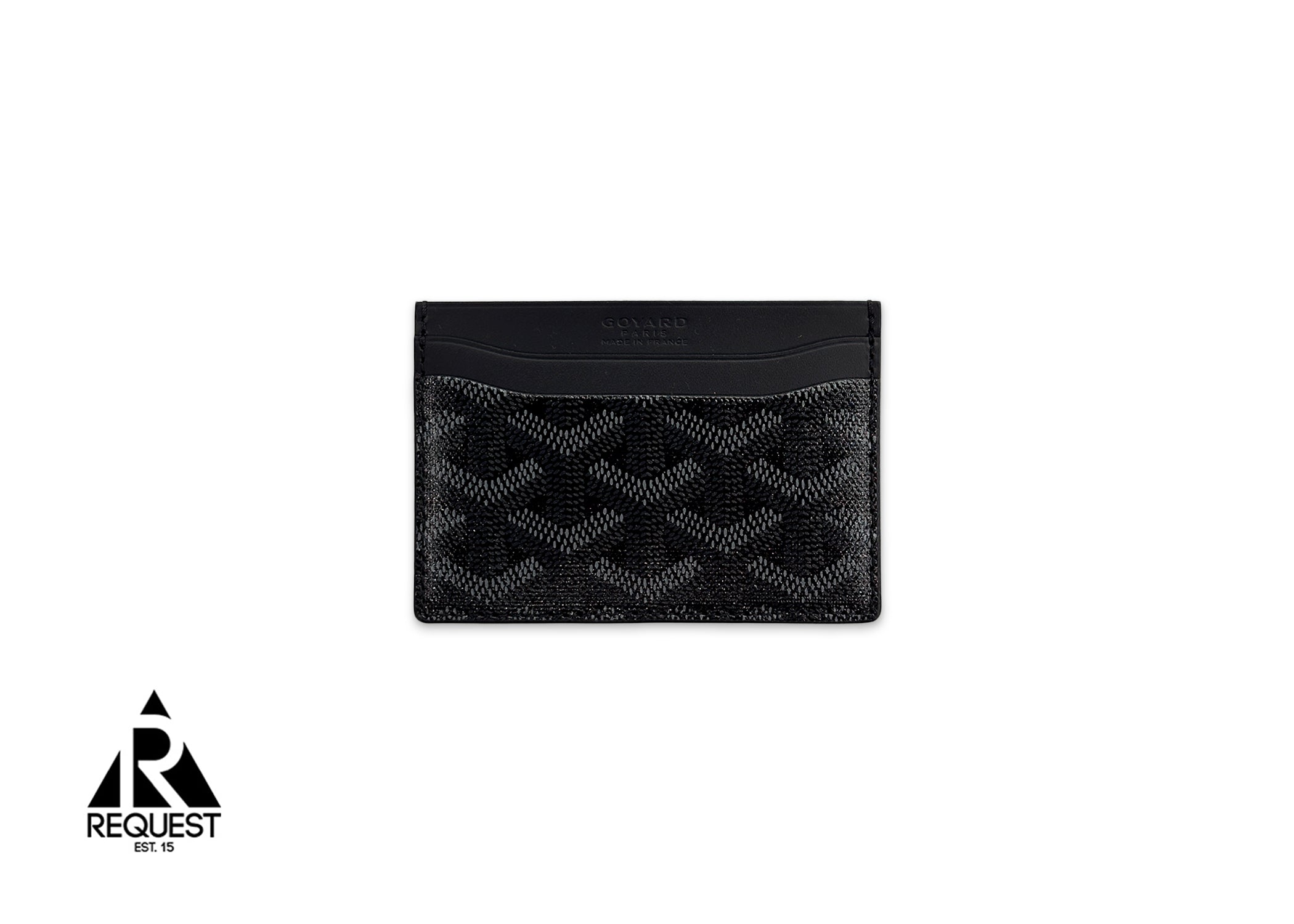 Goyard, Saint-Sulpice Card Holder Wallet "Jet Black"