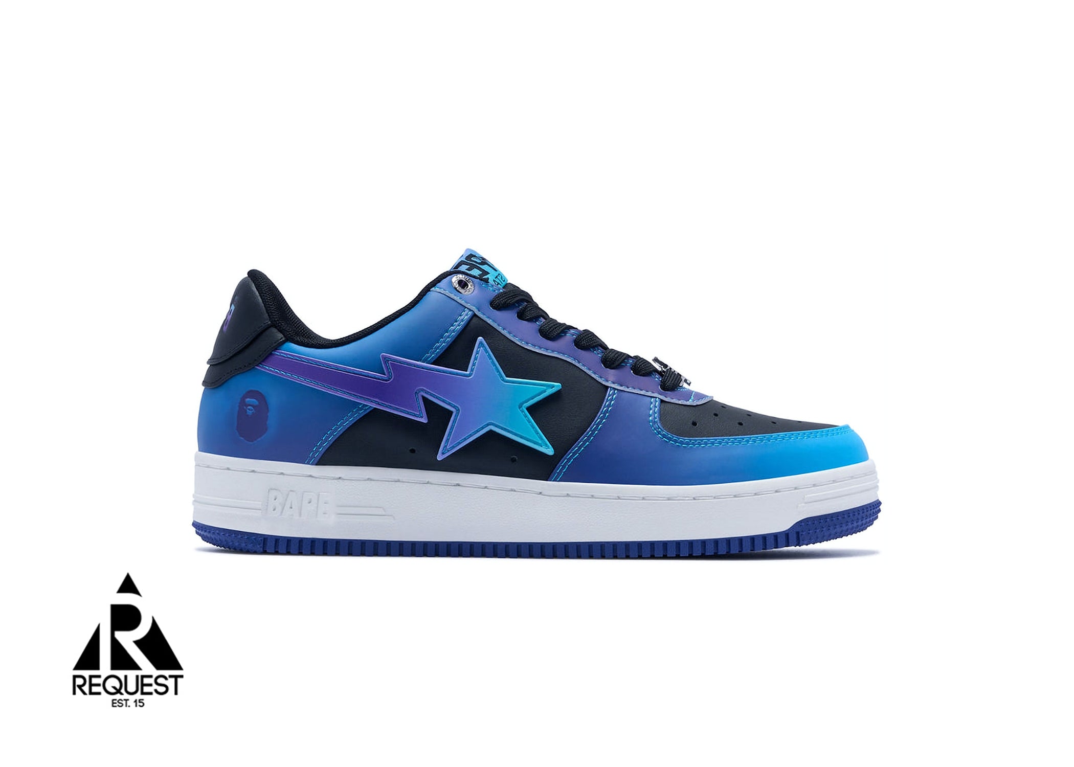 A Bathing Ape Bapesta "Blue Gradation"