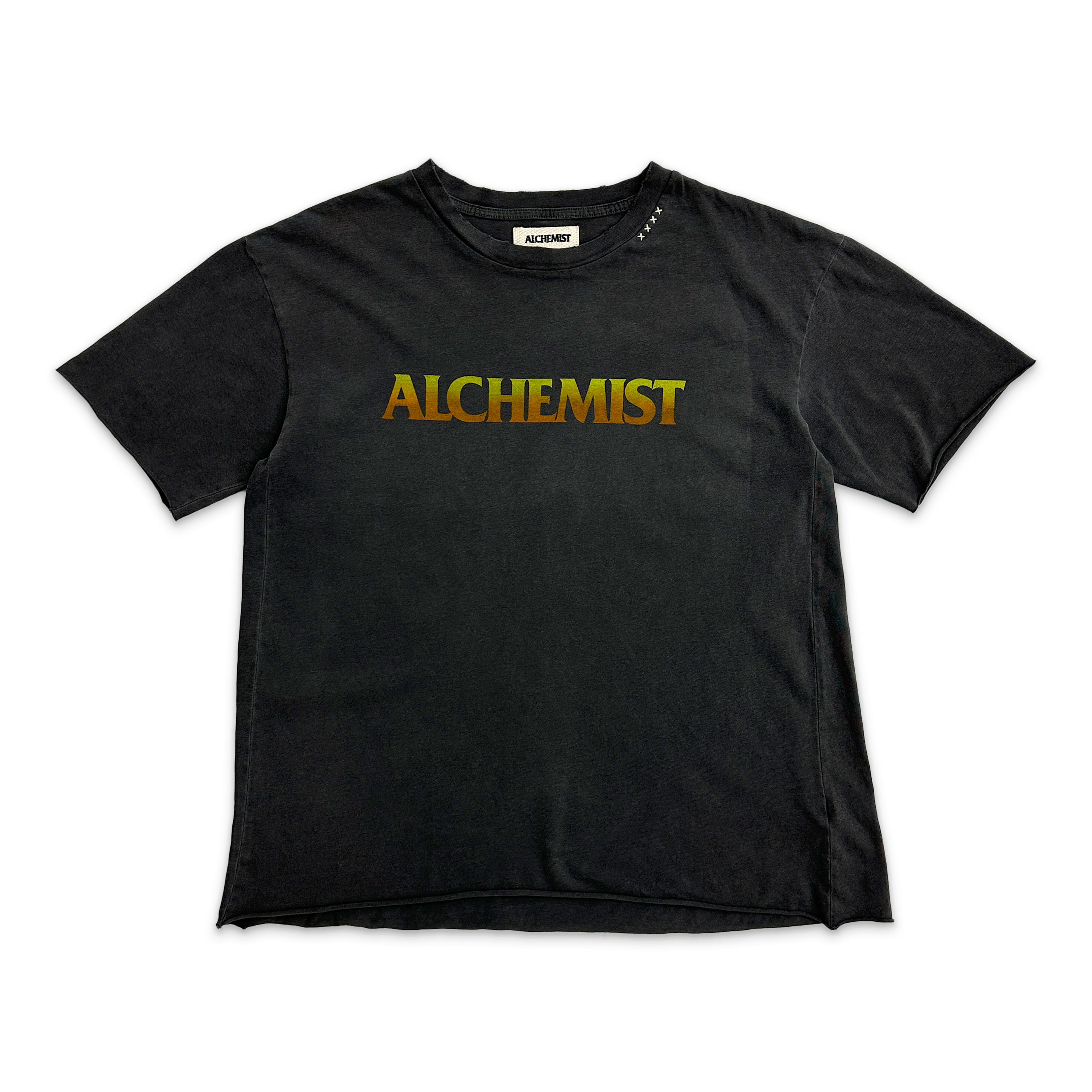 Large Gradient Logo Tee "Jet Black"