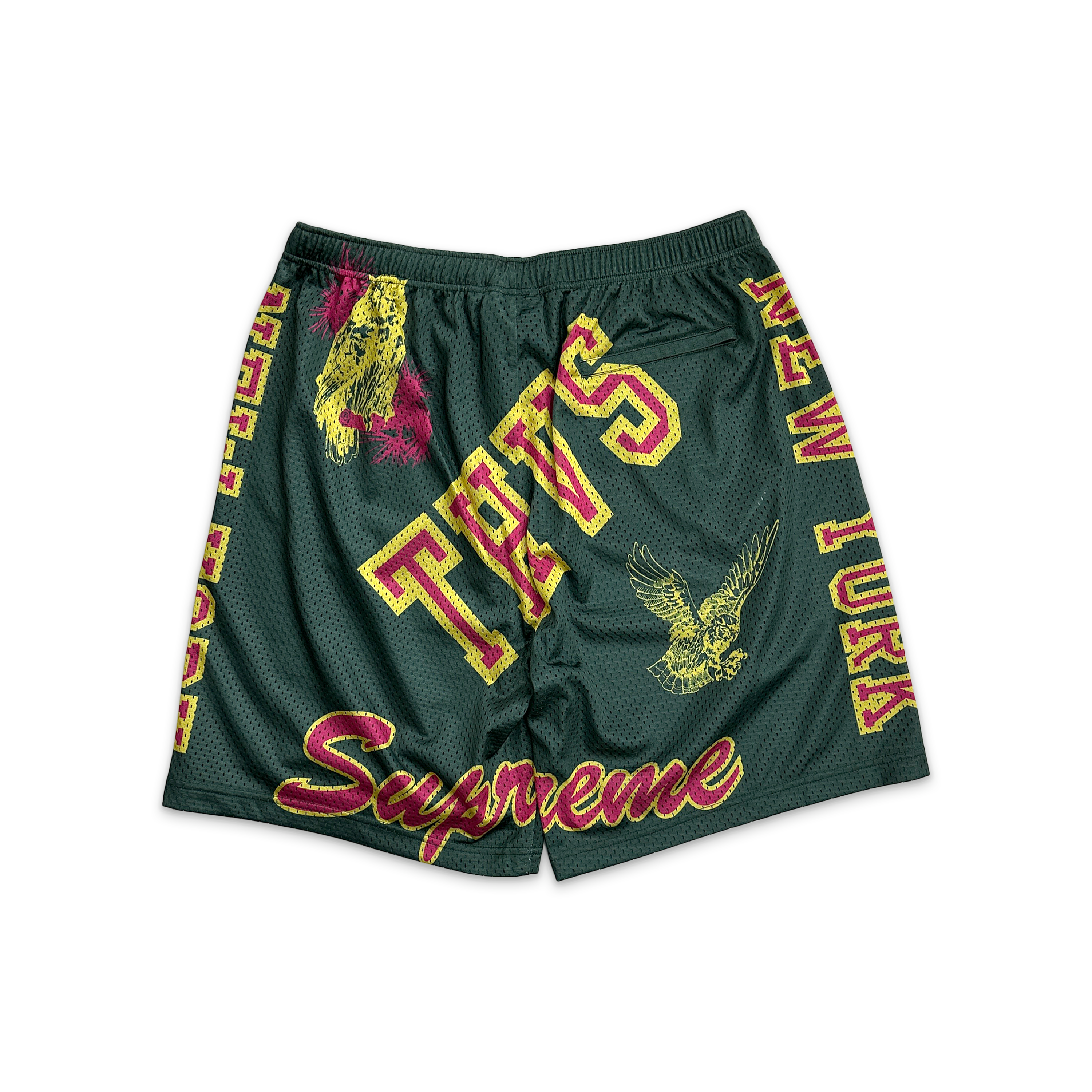 Supreme, Varsity Mesh Shorts "Dark Green"