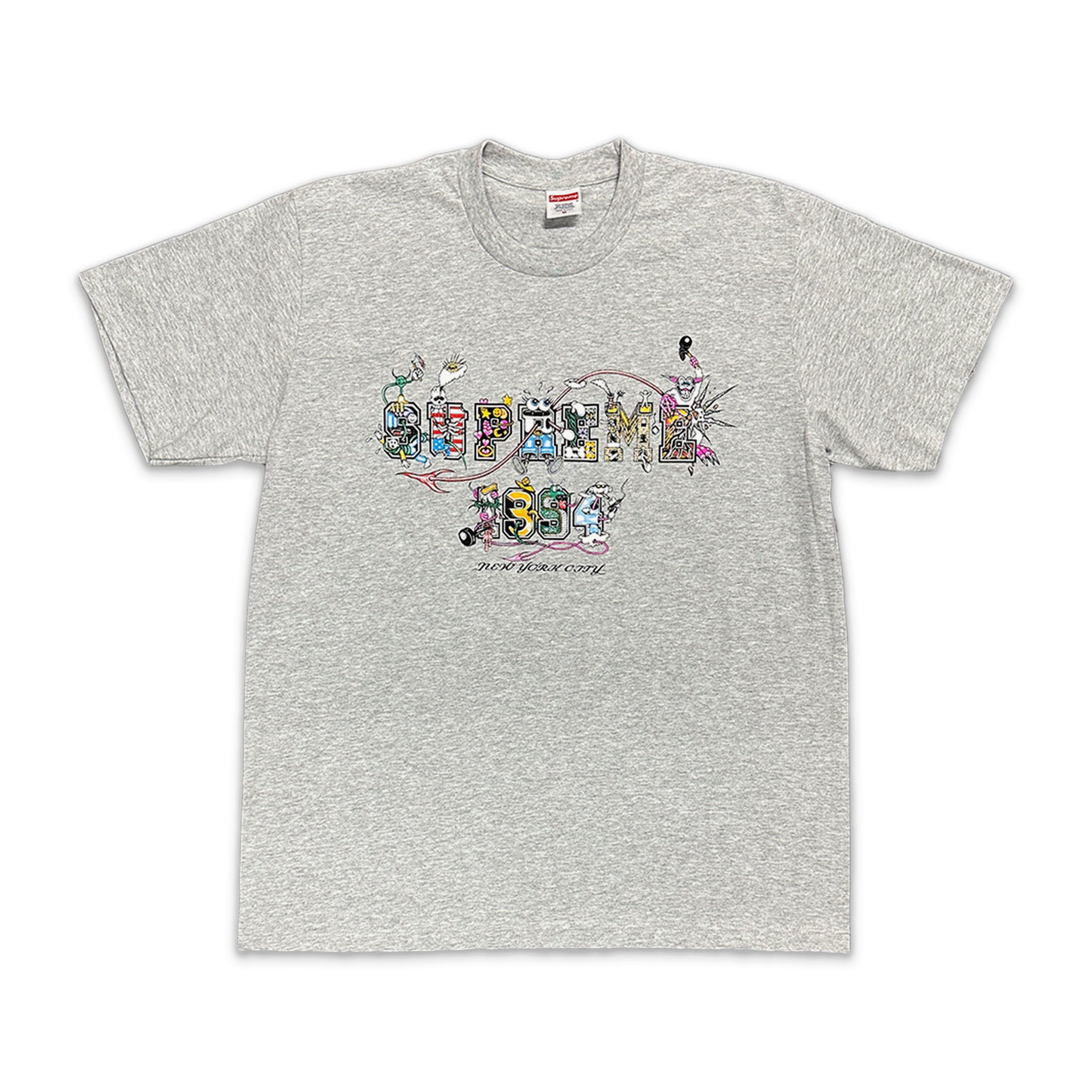 Supreme, Varsity Tee "Ash Grey"