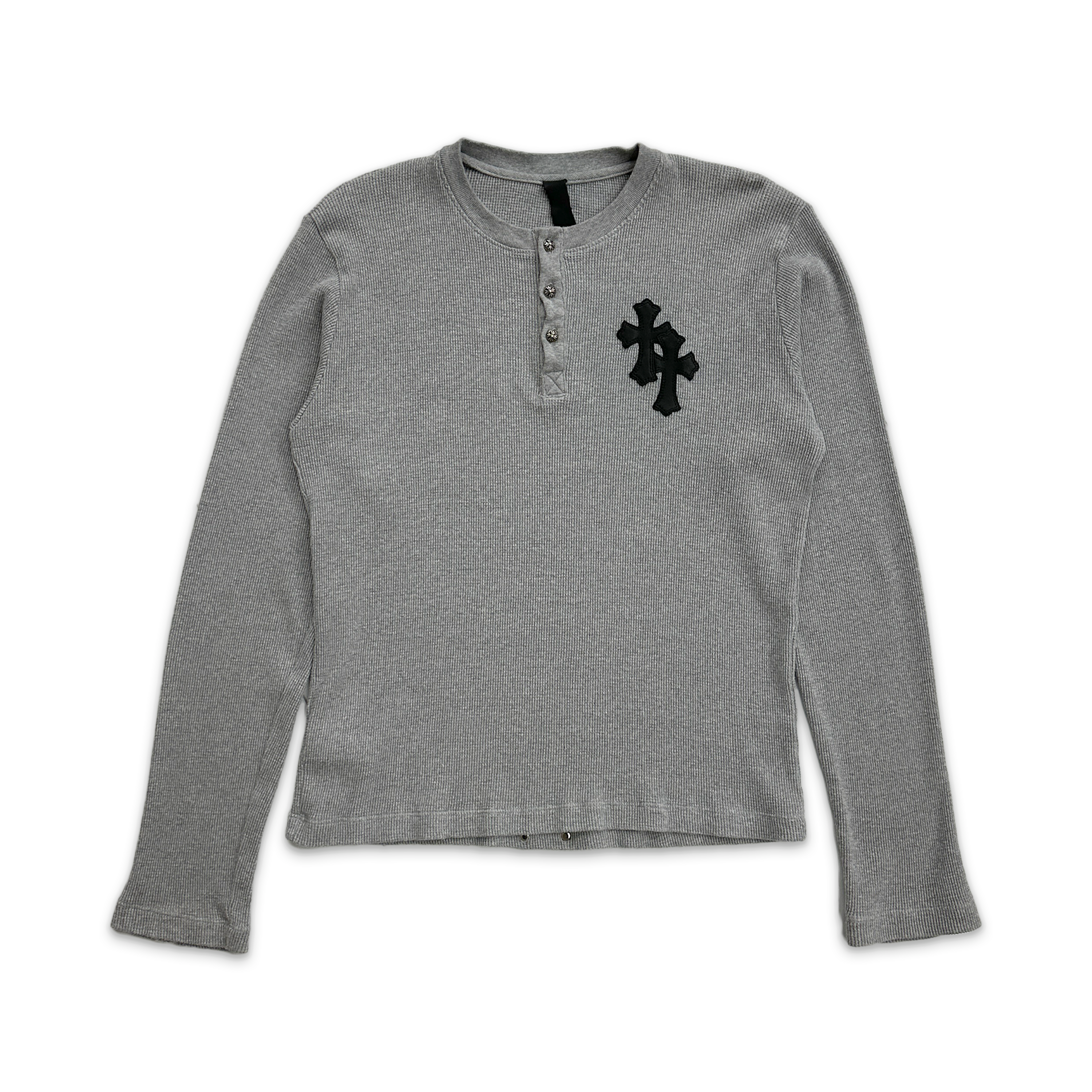Patch Henley L/S "Grey"