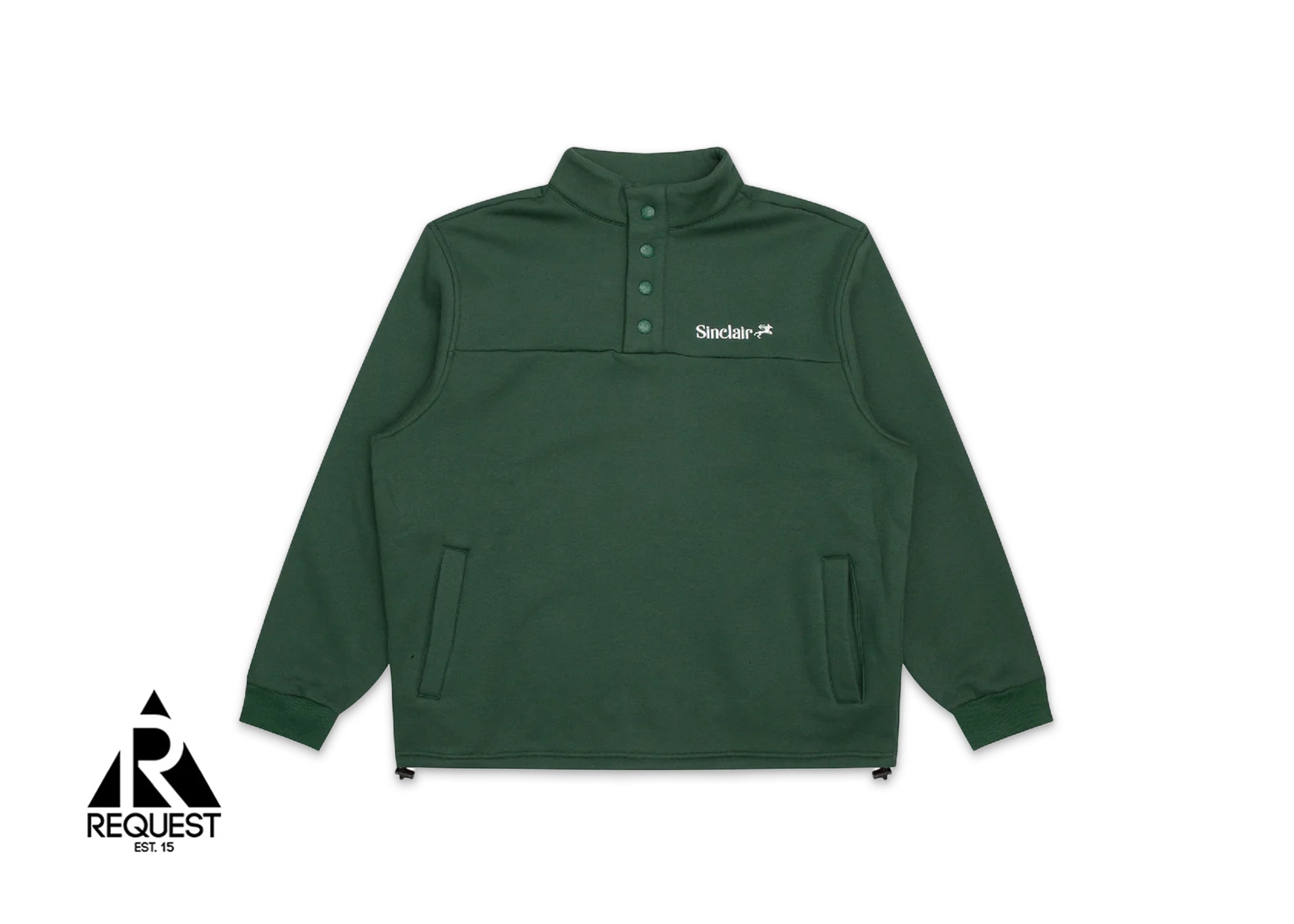 Sinclair Texture Pullover "Forest Green"