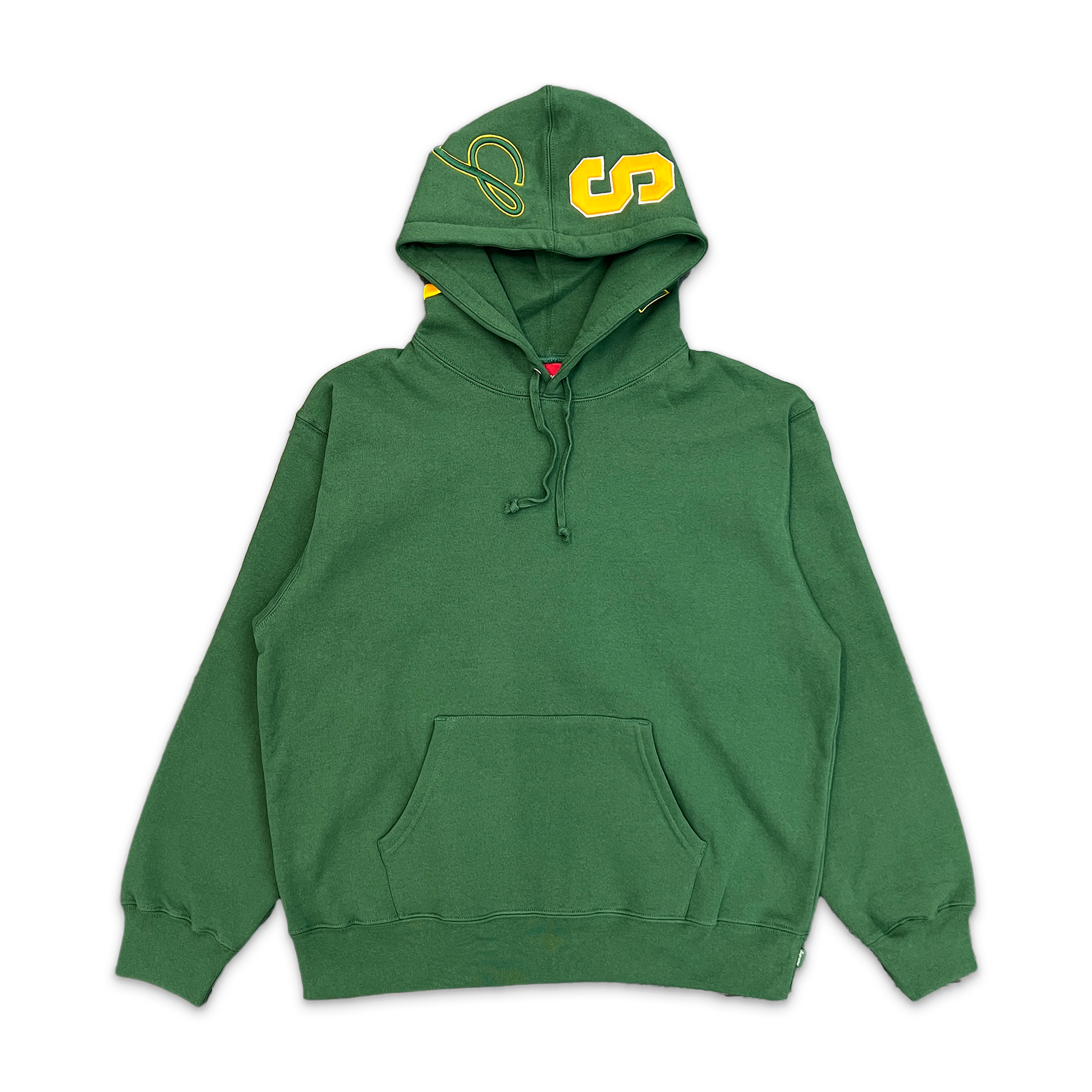 Supreme, Multi S Logo Hooded Sweatshirt "Green"