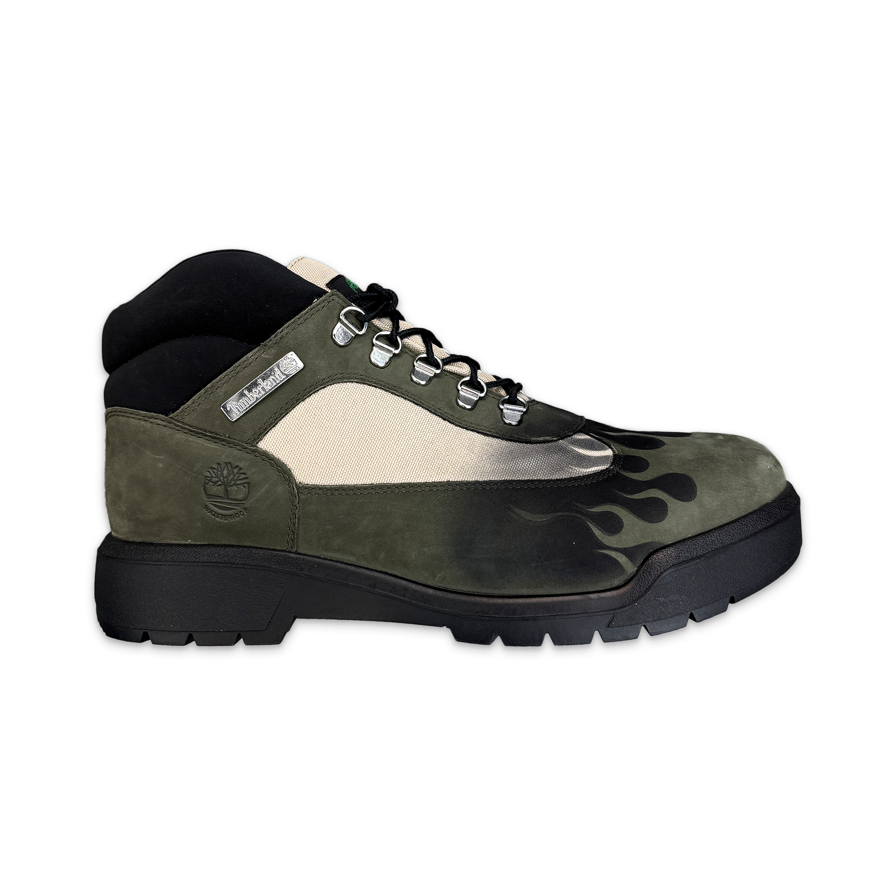 MAXXX, Field Boot "Green Black Flames"