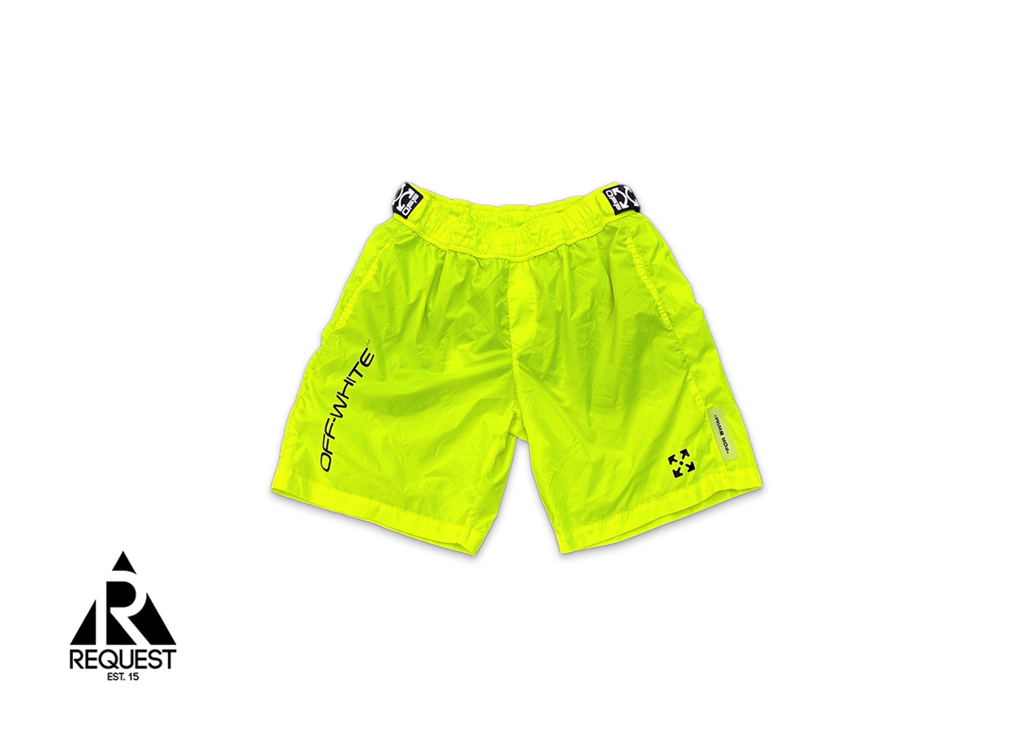 Off-White, Swim Bermuda Shorts "Fluorescent Yellow"