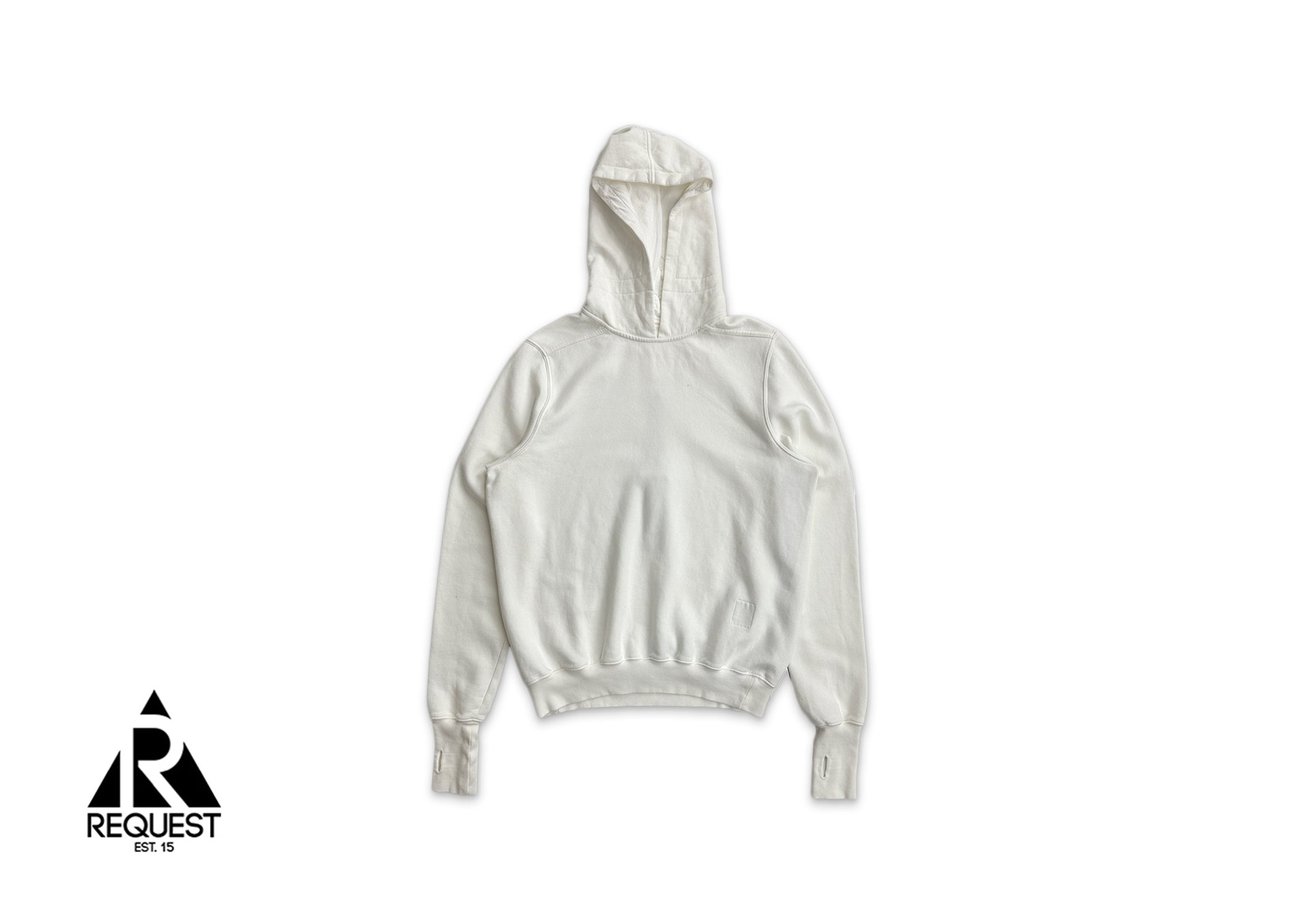 Rick Owens DRKSHDW, Gauntlet Granbury Hoodie "Milk"