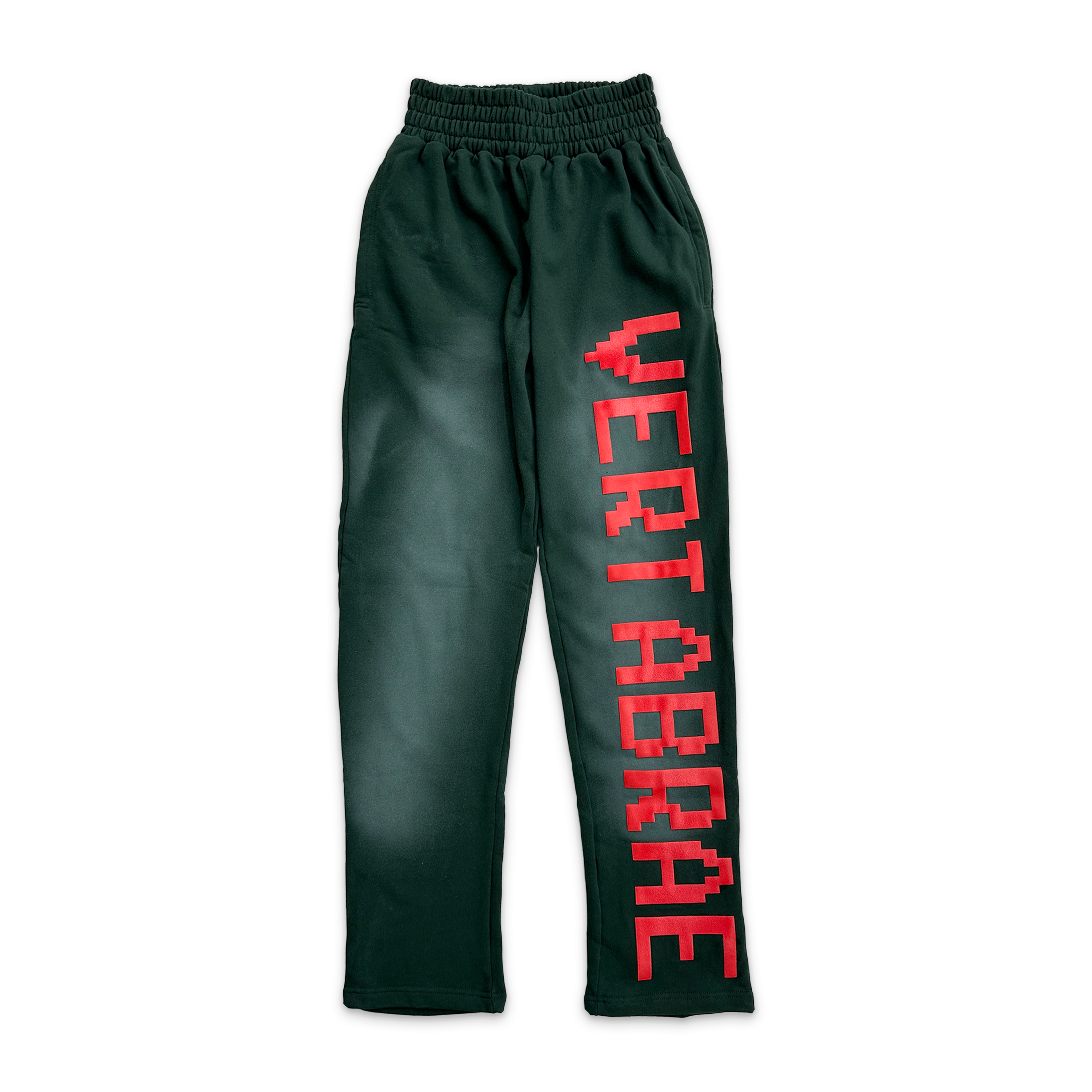 Vertabrae, Sweatpants "Washed Green/Red"