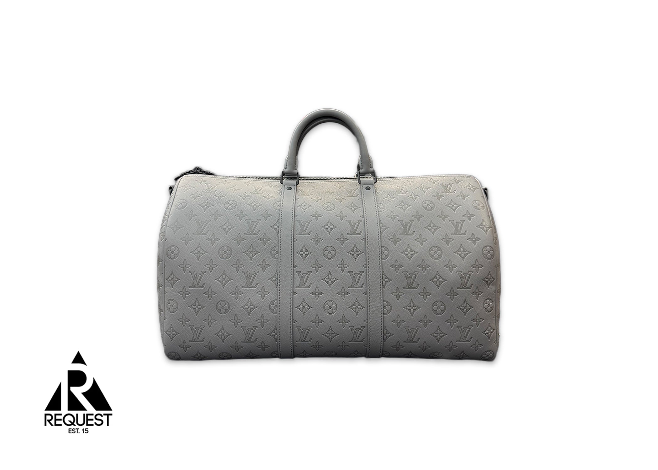 Louis Vuitton, Keepall Leather Bandouliere 50 "Monogram Shadow"