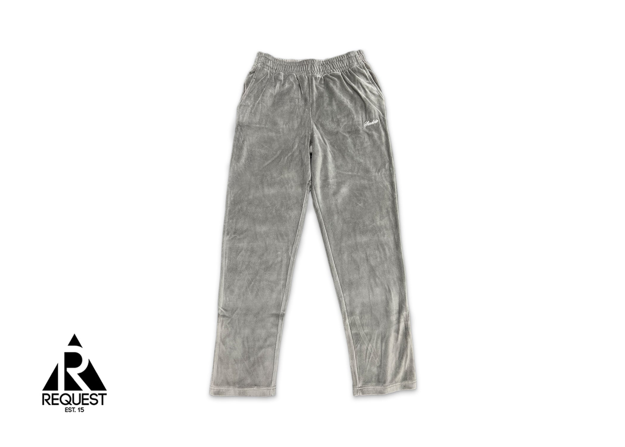 Sinclair Velour Easy Pants "Slate"