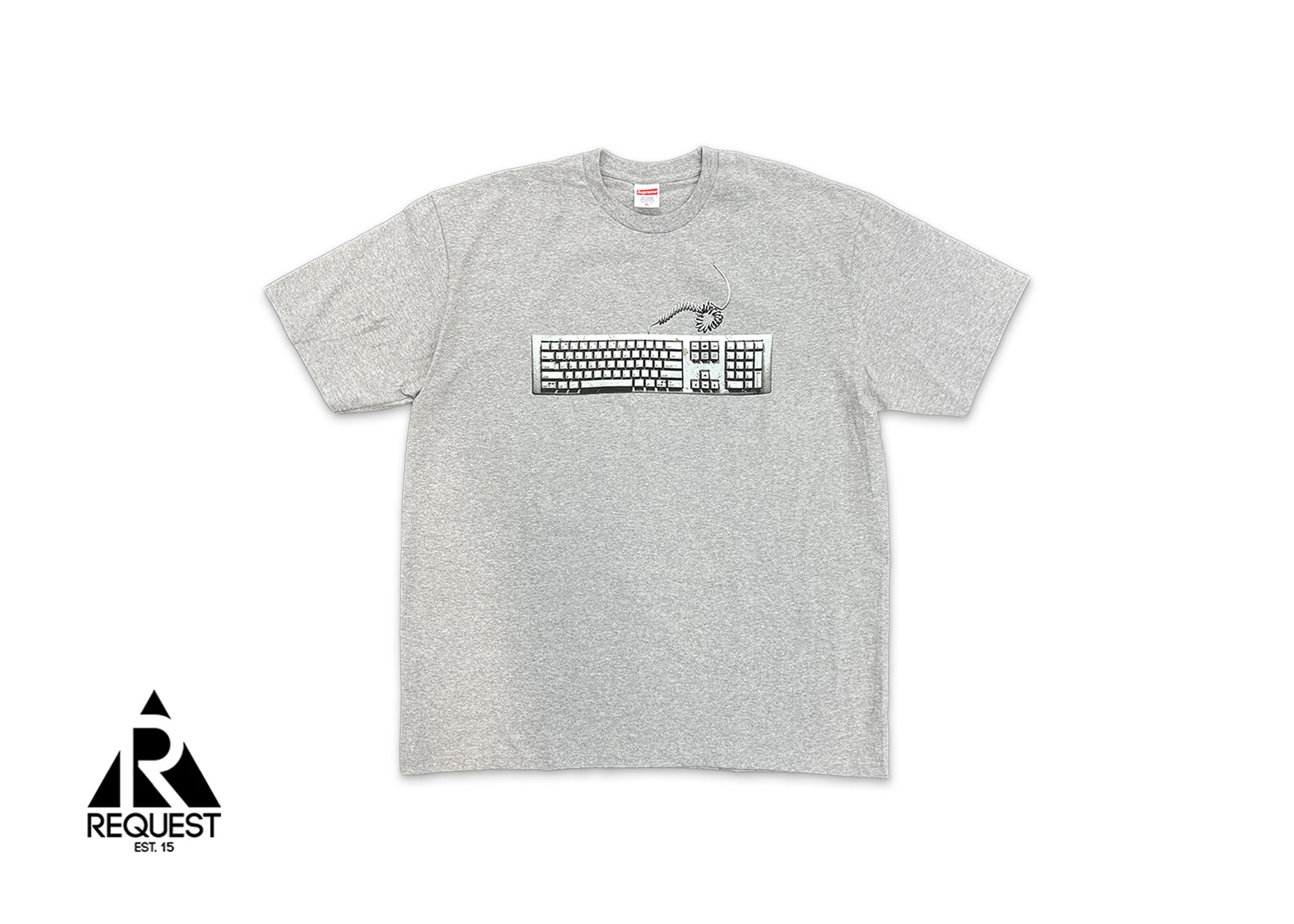 Supreme, Keyboard Tee "Grey"