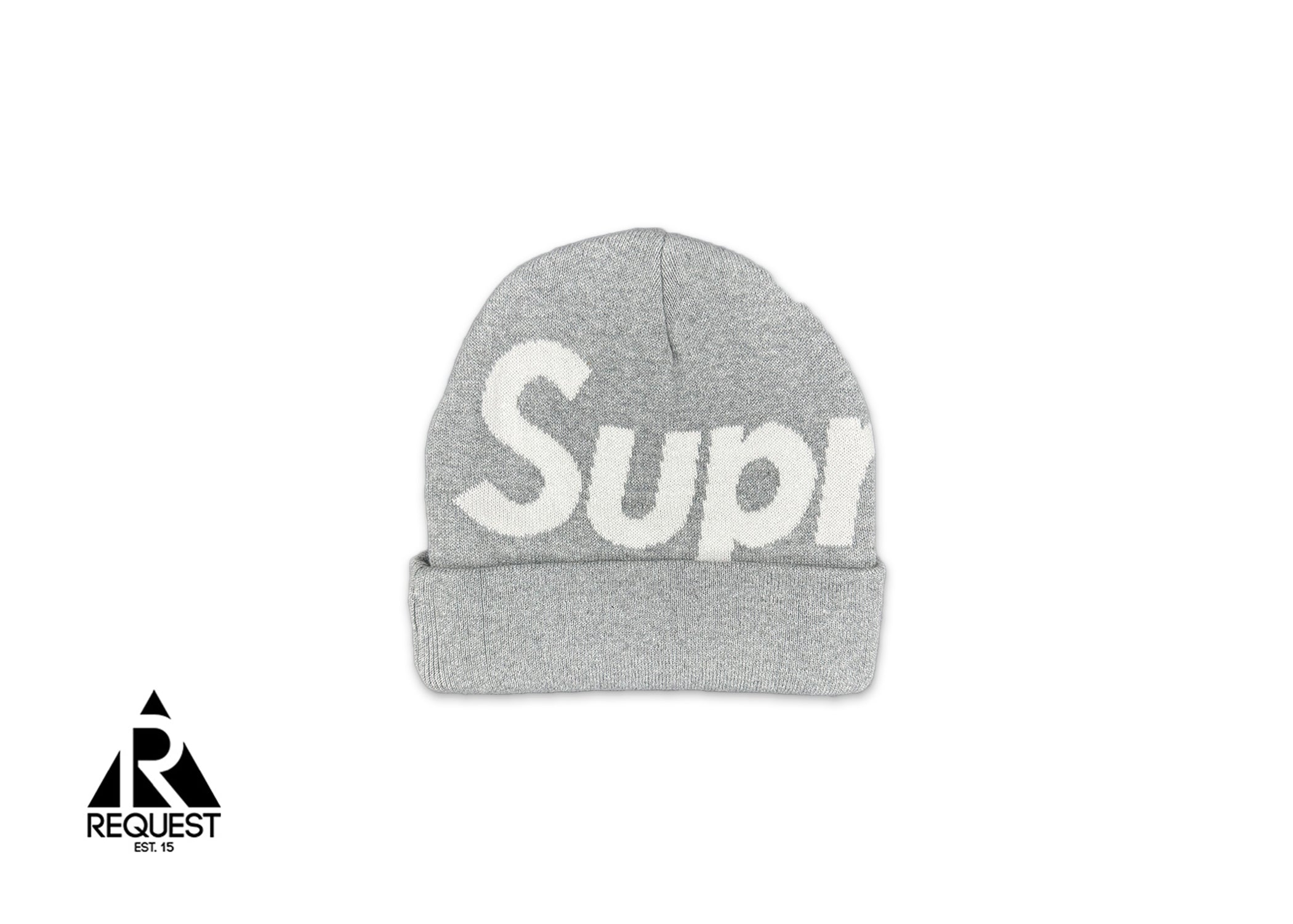 Supreme, Big Logo Beanie FW24 "Grey"